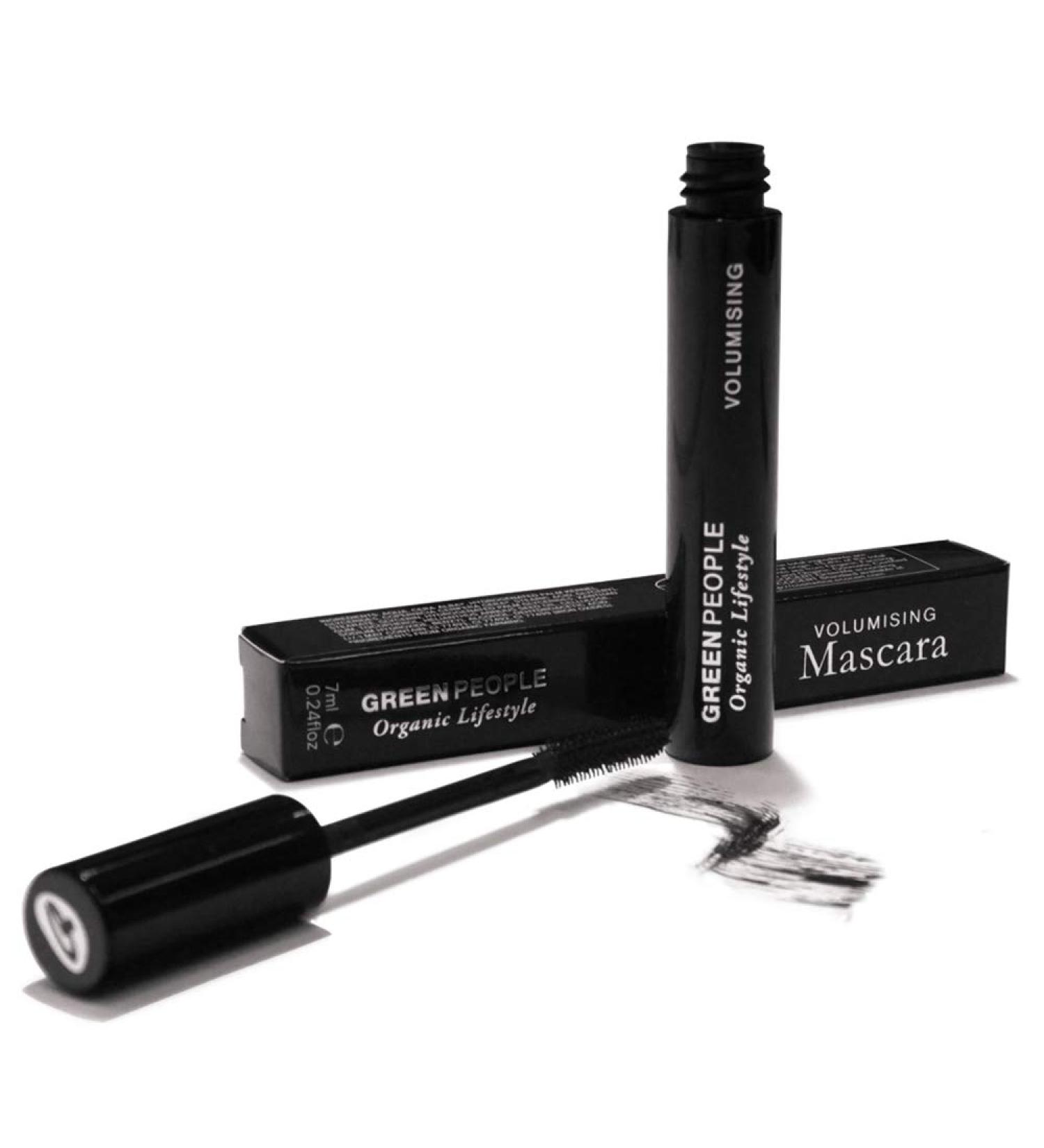 Buy Green People Volume Mascara - Black 7 ml | Natural Paraben-Free Mascara for Sensitive Eyes | Long-Lasting Mineral Pigments - Buy Online on GoSupps.com