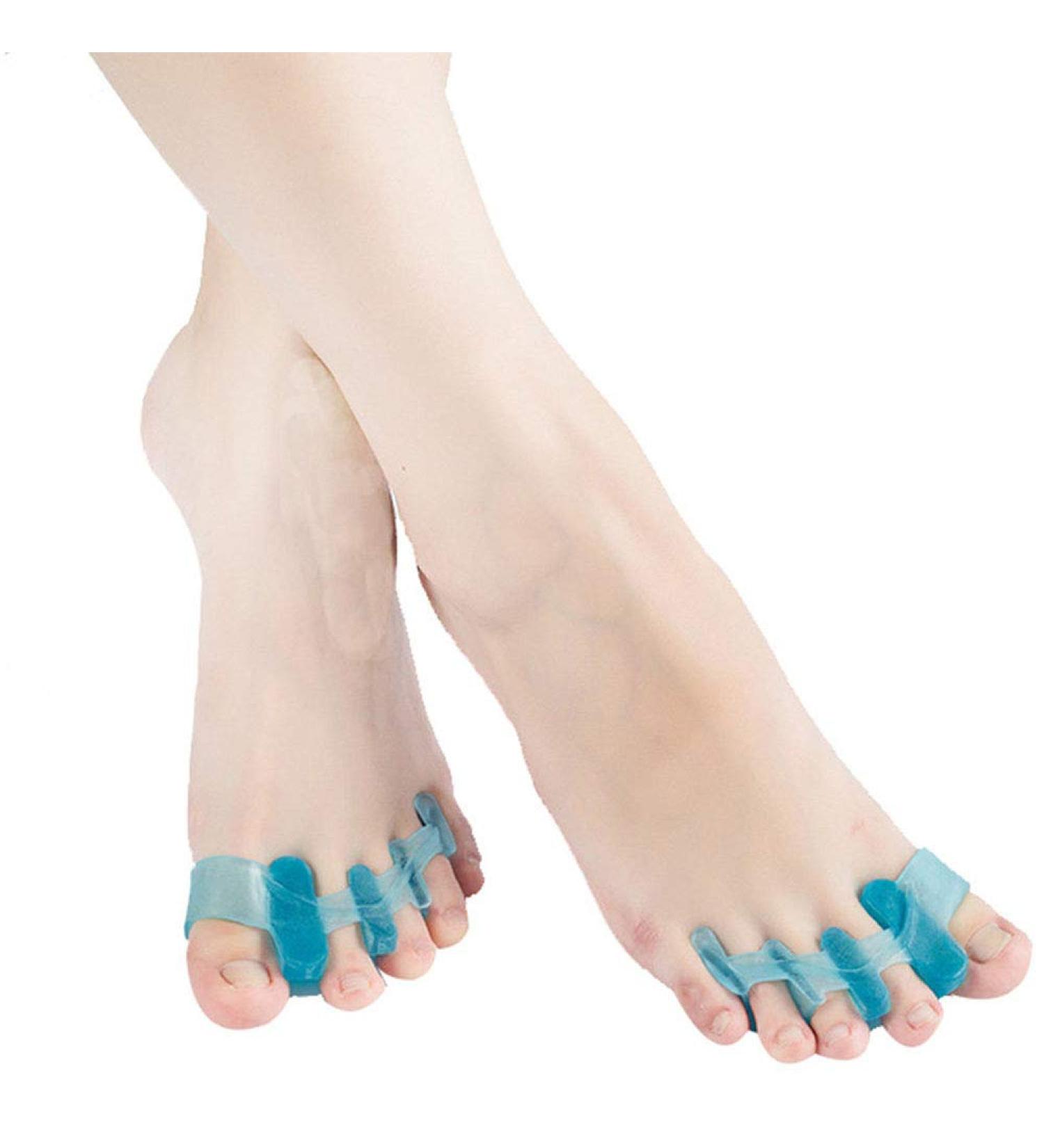 LME Correctionor Toe Spreader - Silicone Hallux Valgus Protector for Foot Pain Relief & Toe Overlap - Size L-ee 40-46 - 1 Pair - Buy Online on GoSupps.com