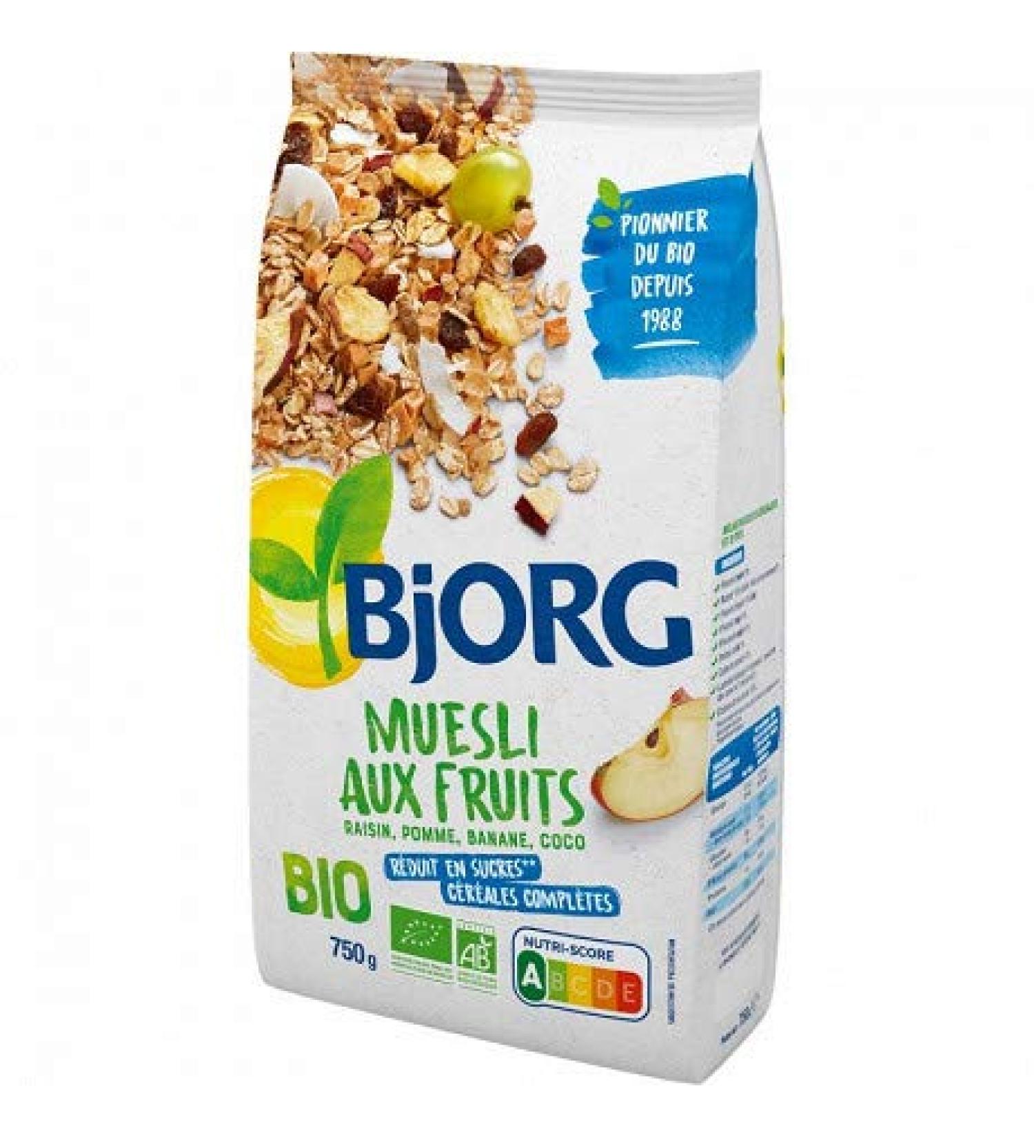 BJORG - Organic Fruit Muesli 750G - Pack of 3  - Buy Online on GoSupps.com