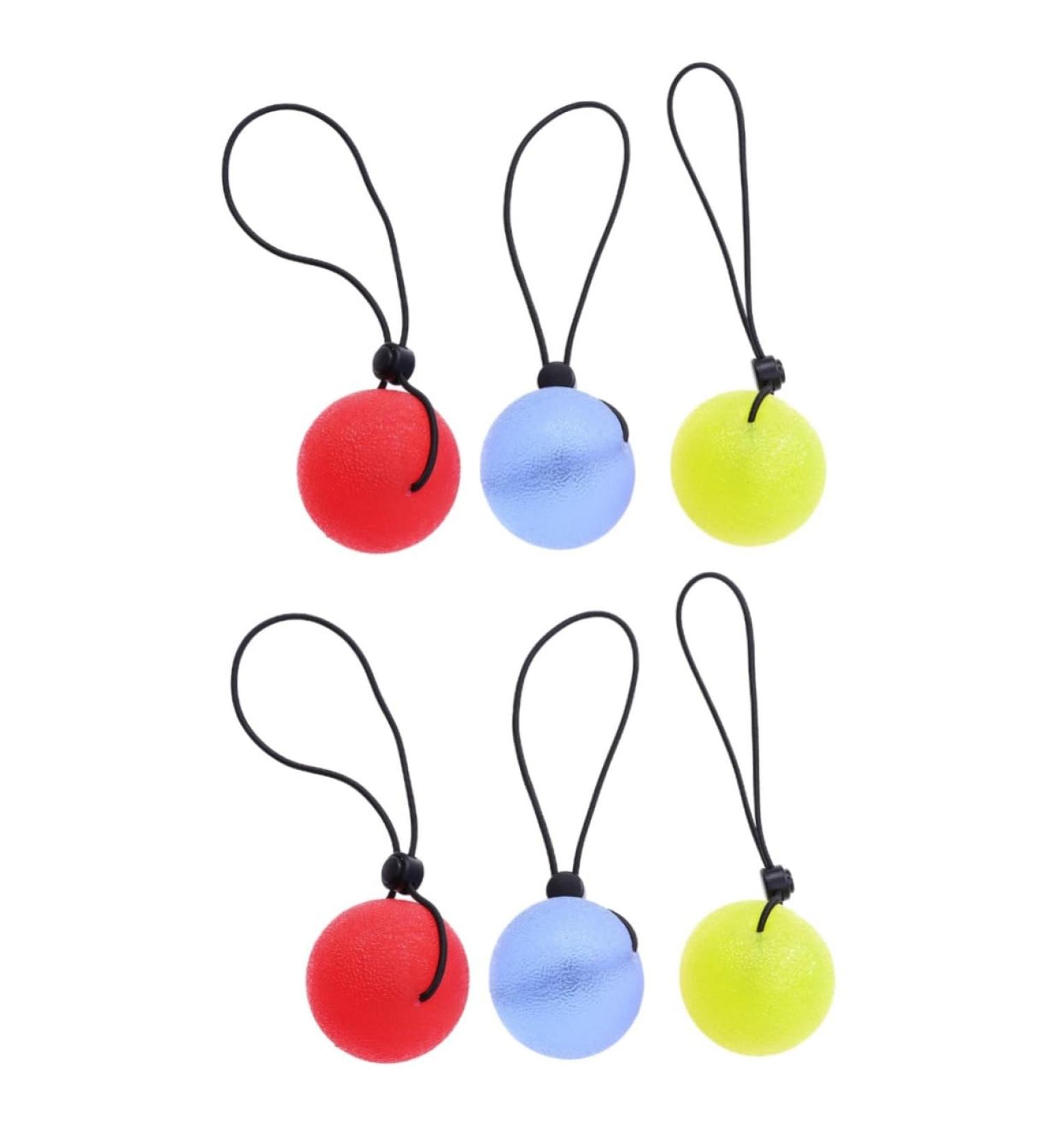 Magiclulu 6-Pack Stress Balls & Finger Trainer - Enhanced Grip & Fitness Equipment for Stress Relief and Hand Strengthening - Buy Online on GoSupps.com