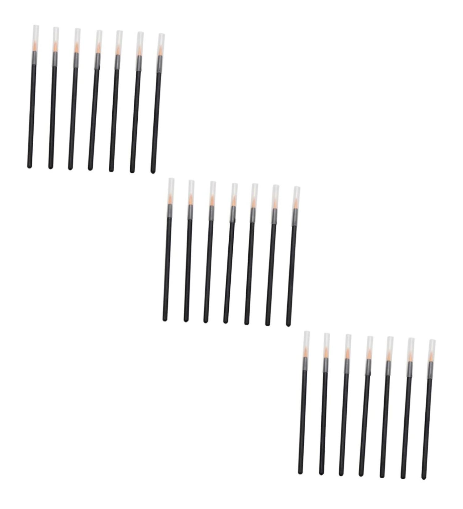 FRCOLOR 150 pcs Wands Black Girlsblack Gel Cosmetic Tools Brush Women Makeup Supplies Disposable Tool Fine 10x0.3cmx3pcs Blackx3pcs - Buy Online on GoSupps.com