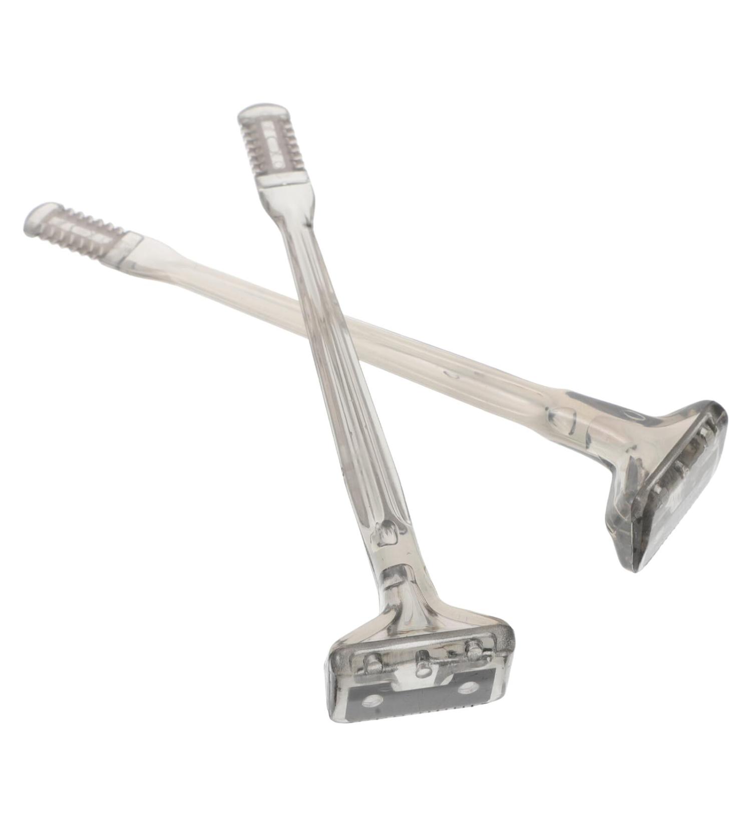 Healeved 2Pcs Manual Double Sided Nose Hair Trimmer for Men Women Precise Nose Hair Scissors with Design Compact Efficient for Face Care - Buy Online on GoSupps.com