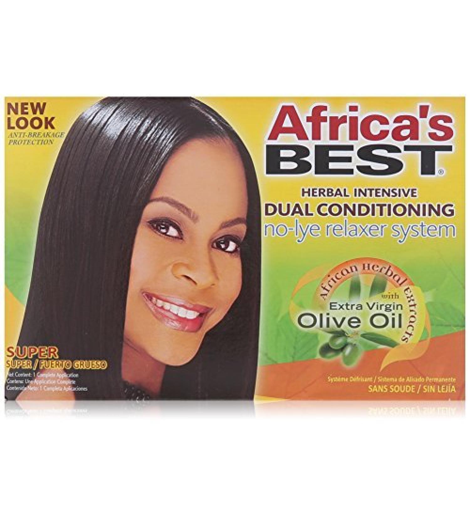Africa's Best Super No-lye Dual Conditioning Relaxer System by Africa's Best