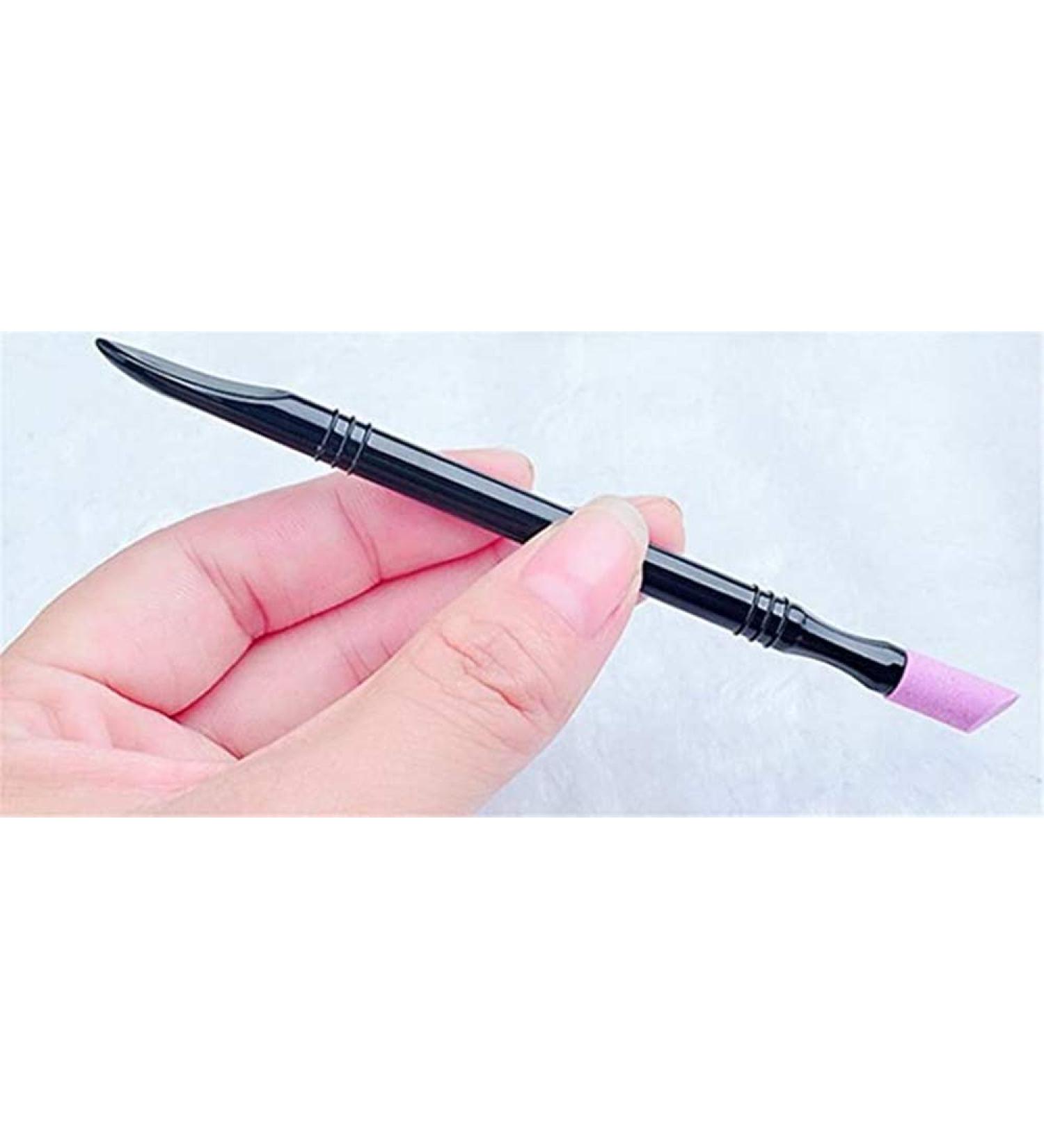 Mezerdoo 10Pcs/lot Nail Grinding Tool Quartz Rod Cuticle Rod Mill Scrubs Stone Cuticles Stick Pusher Manicure Care M05 - Buy Online on GoSupps.com