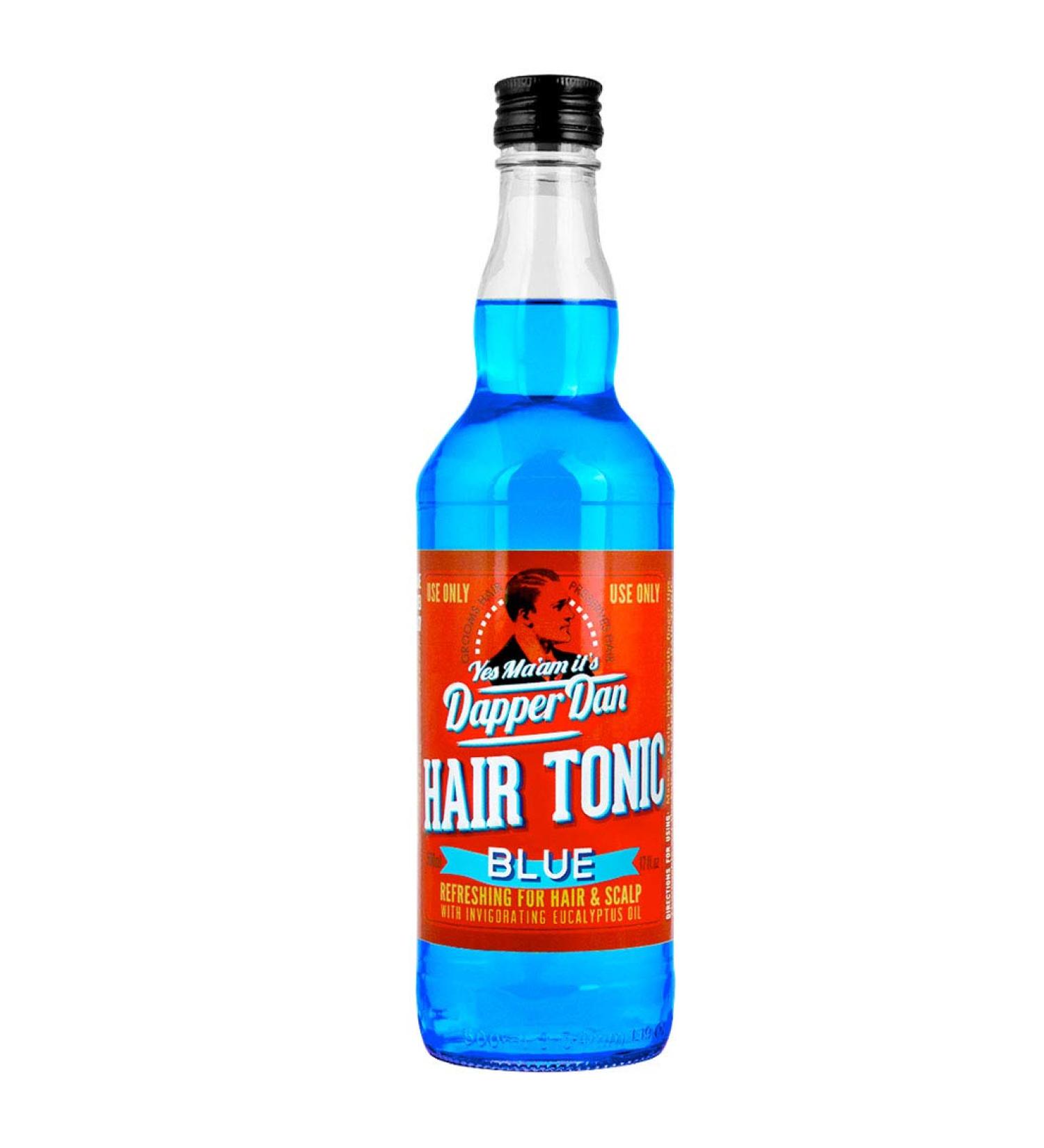 Dapper Dan Hair Tonic Green & Blue (Blue) Blue (Menthol-fresh)