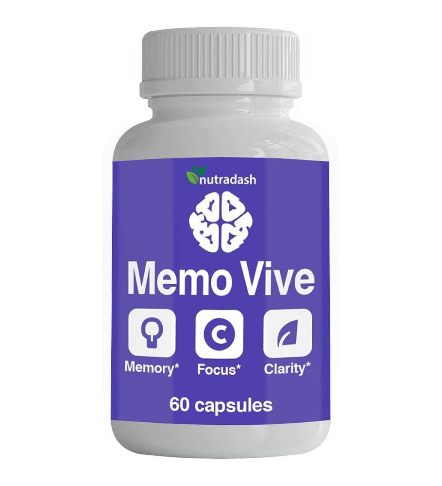 nutradash Memo Vive Memovive Supplement Memo Vive Pills Memovive Capsules