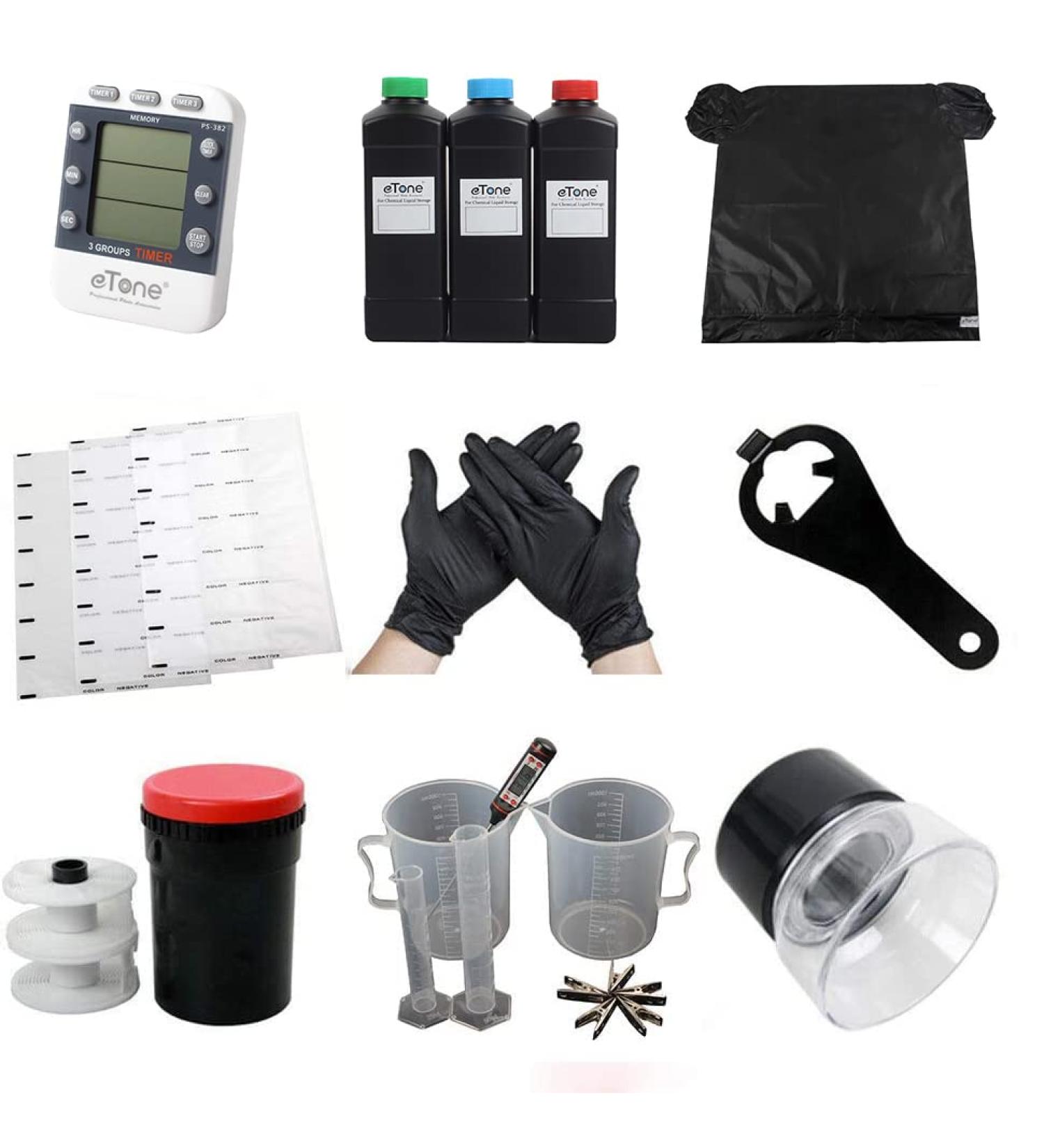 Darkroom Developing Kit for 120/135/35mm Color & B&W Film Processing - Buy Online on GoSupps.com