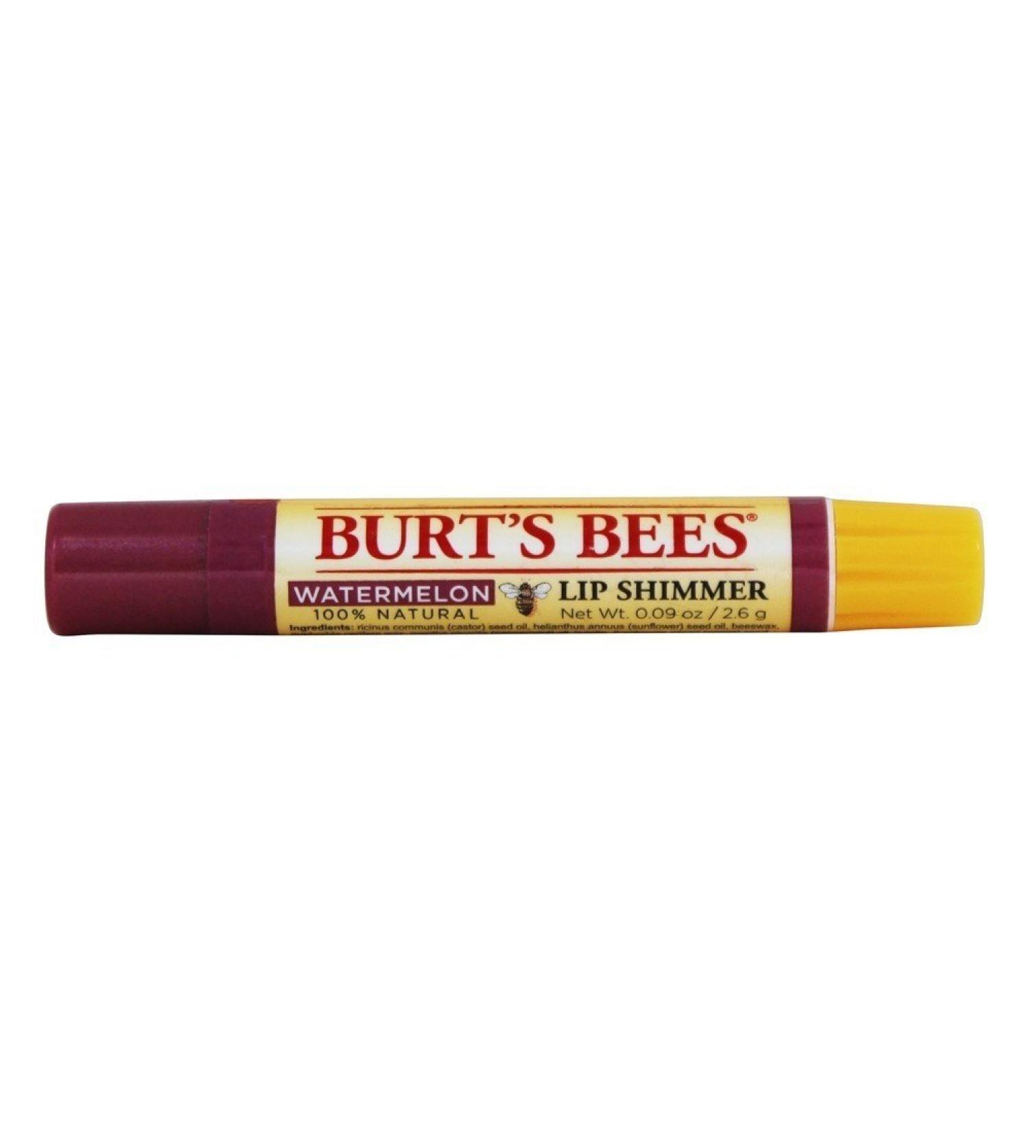 Burt's Bees Lip Shimmer Watermelon - 0.1 oz | Natural Lip Color & Moisturizer - Shop Internationally - Buy Online on GoSupps.com