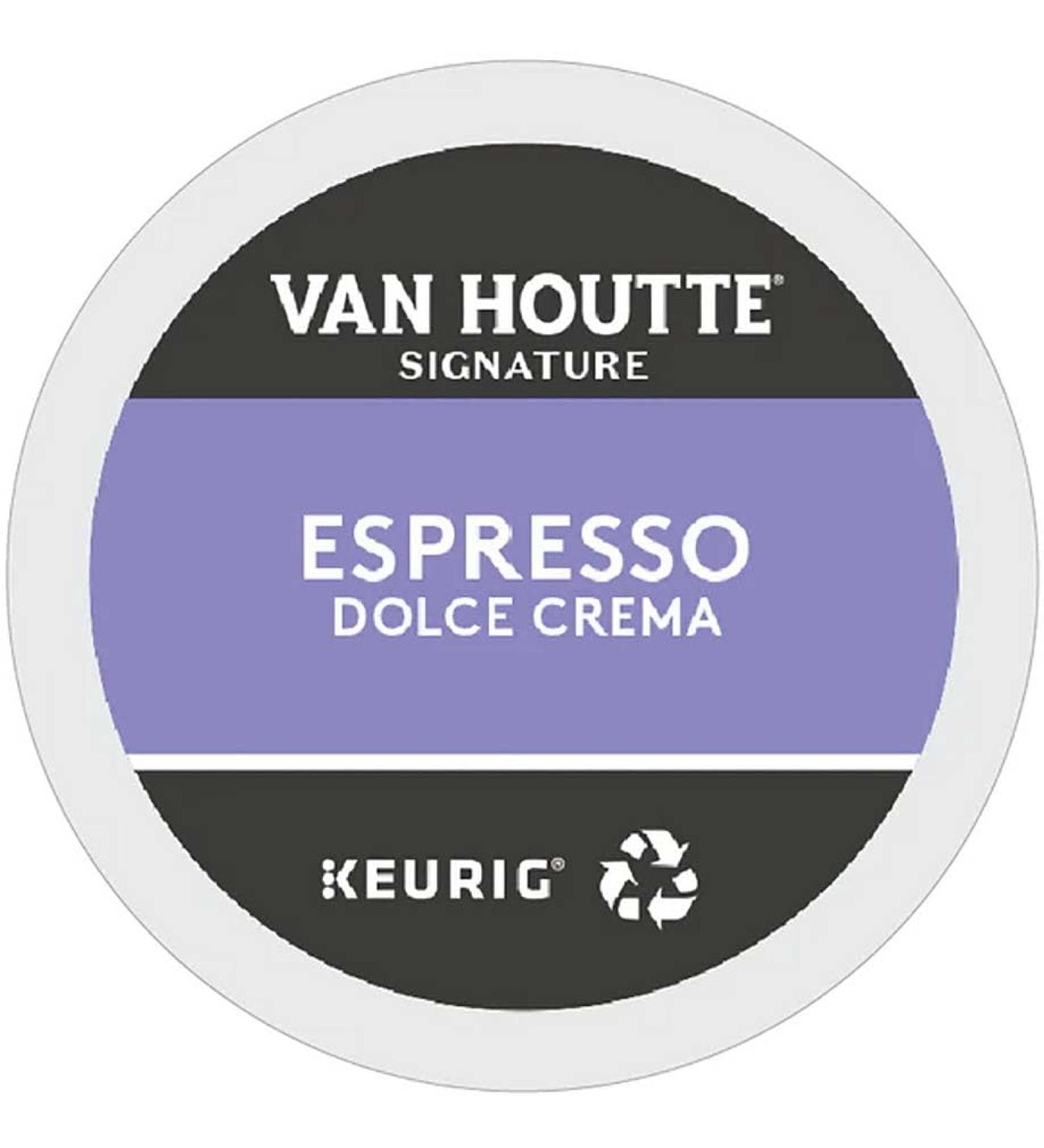 Van Houtte Espresso Dolce Crema Organic Fairtrade K-Cup Coffee Pods 80 Count For Keurig Coffee Makers - Buy Online on GoSupps.com