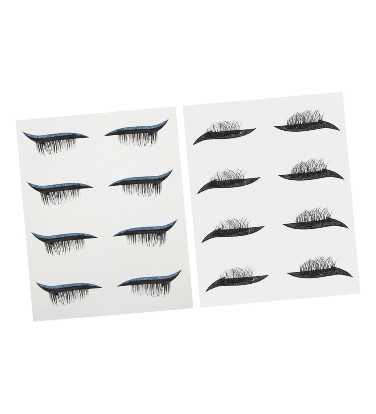 Didiseaon 8 Pairs Glitter Eyeliner Stickers Waterproof Tape Beauty Makeup Supplies Cosmetics Water Proof Miss 1 count (Pack of 1) As Shown - Buy Online on GoSupps.com
