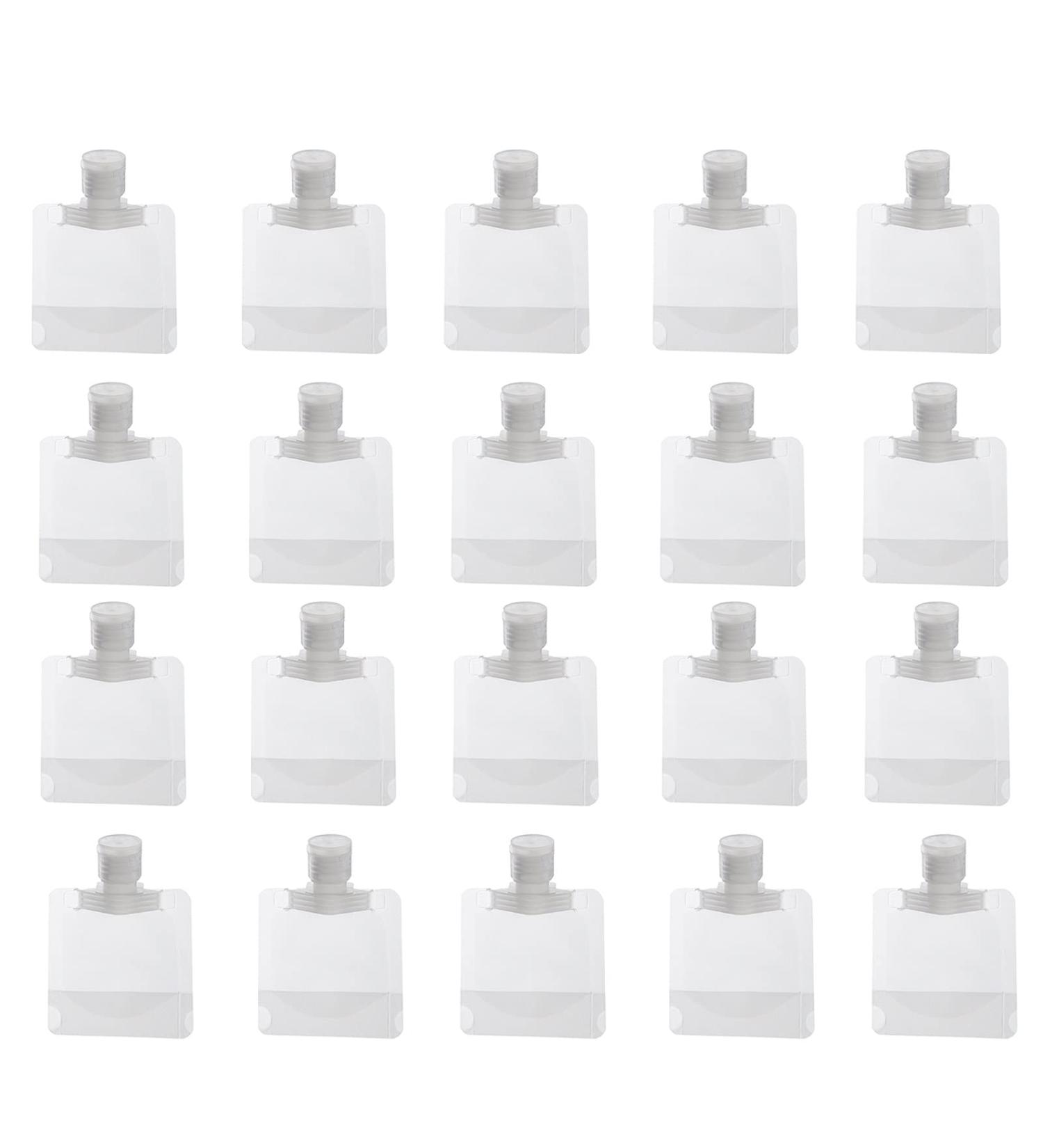 30/50/100ml Shampoo Makeup Fluid Sub Bottle Transparent Clamshell Packaging Bag Refillable Squeeze Pouches Portable Plastic Travel Fluid Pouches for Lotion Shampoo Face Cream-20pcs (30 ml) - Buy Online on GoSupps.com