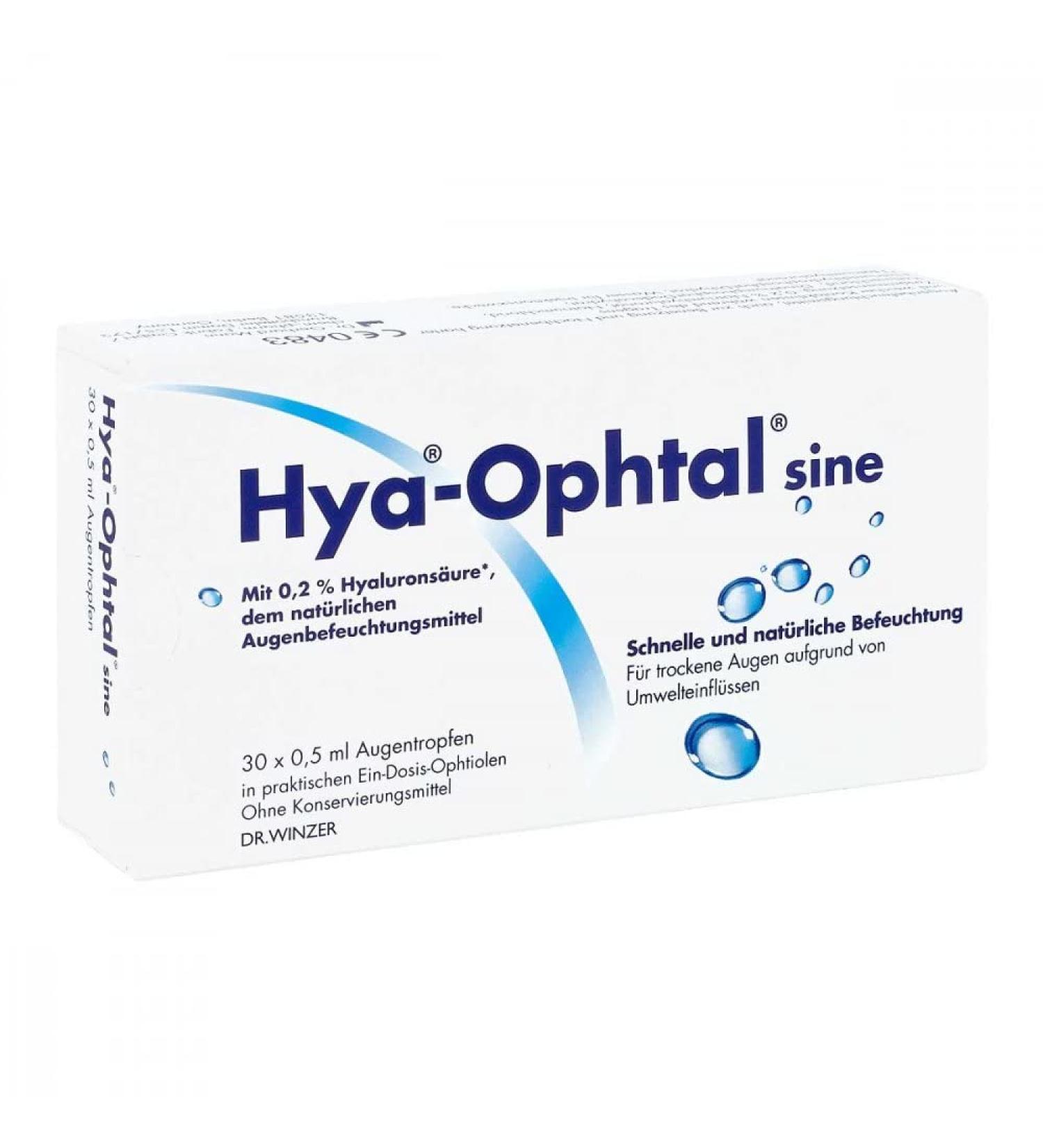 Hya-Oxtal Sine Eye Drops - Refreshing Relief for Dry Eyes | 30x0.5 ml - International Shipping Available - Buy Online on GoSupps.com