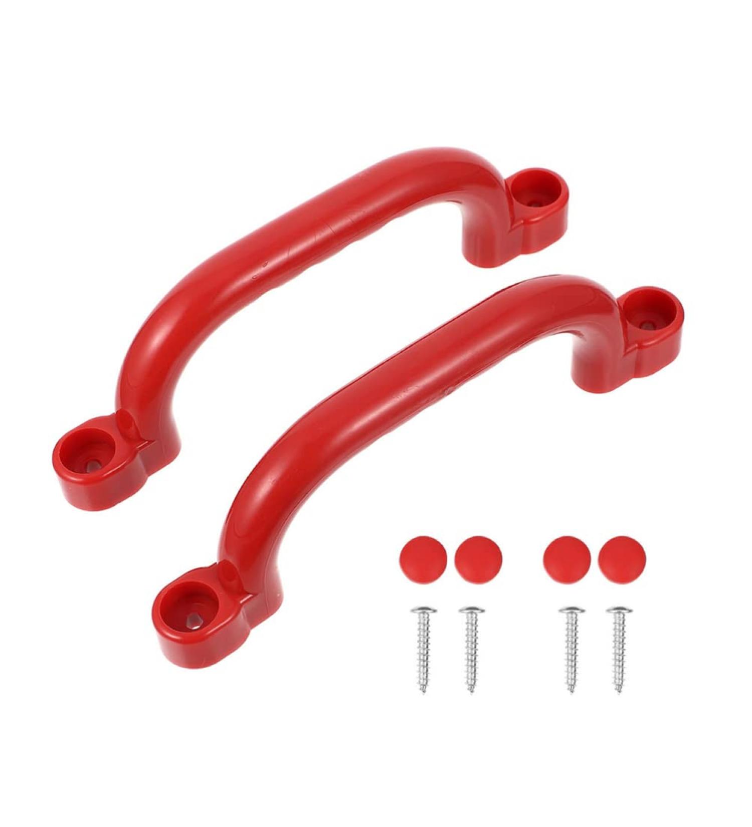 Toyvian Black Playground Safety Handles - Non-Slip Plastic Hand Grips for Swing Set, Indoor/Outdoor Use - Buy Online on GoSupps.com