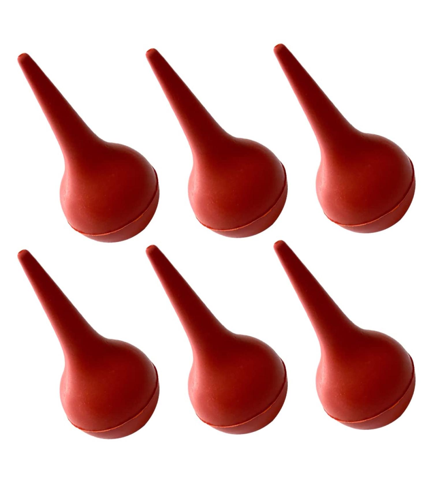 KALLORY Globe Light Bulbs 6pcs Ear Syringe Nose Aspirator for Infant Nose Sucker Nasal Aspirator for Baby Baby Bulb Syringe Red Light Bulb - Buy Online on GoSupps.com