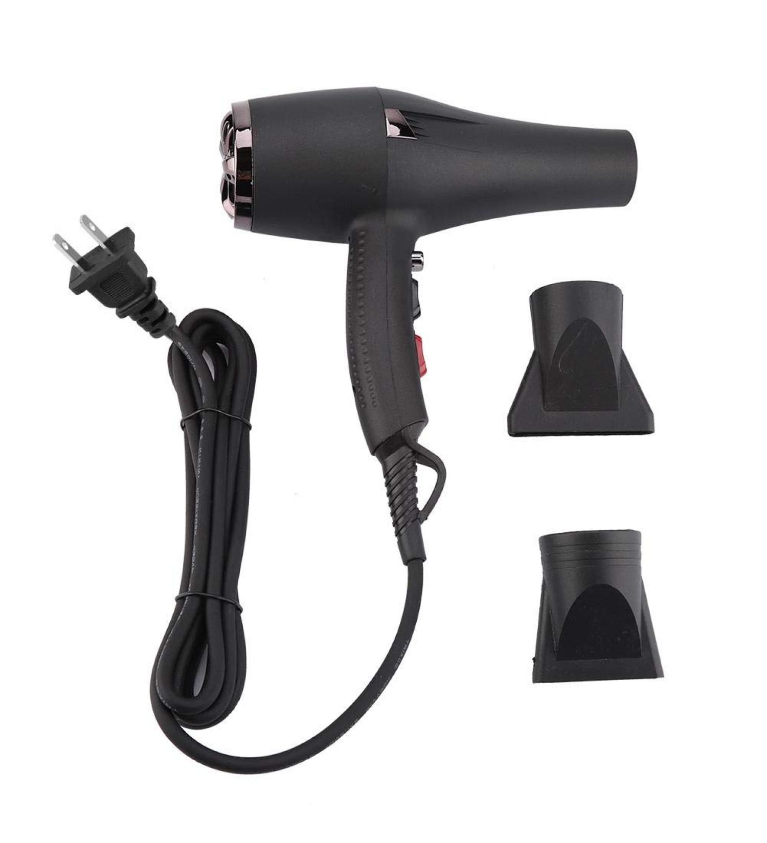 2000W Hair Dryer Blower Hot Cold Wind Hair Dryer for Hair Styling with 2 Nozzle (US Plug) - Buy Online on GoSupps.com