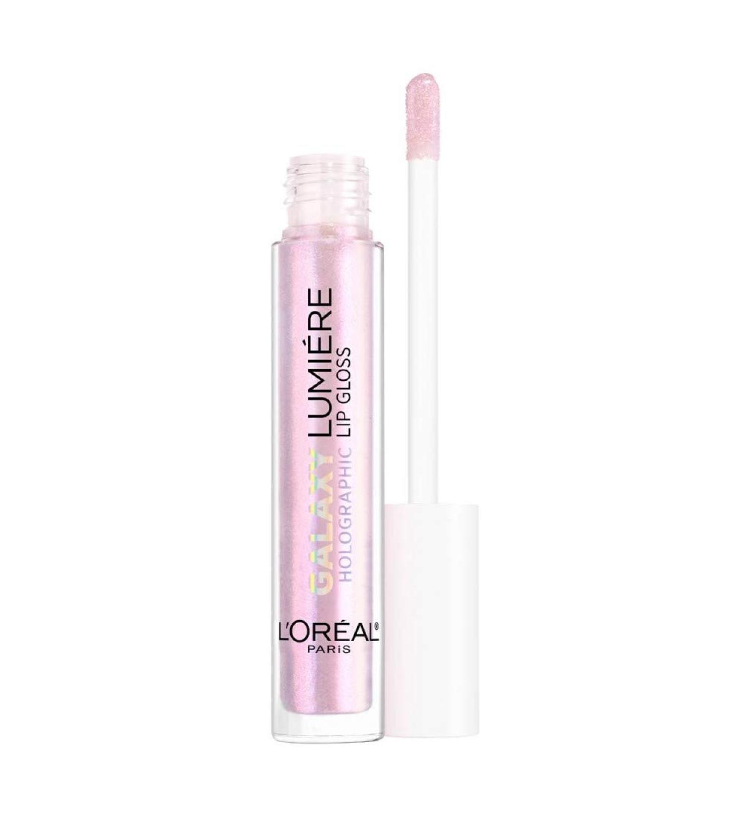 L'Oreal Paris LOreal Paris Galaxy Holographic Lipgloss 4 Polaris Pink