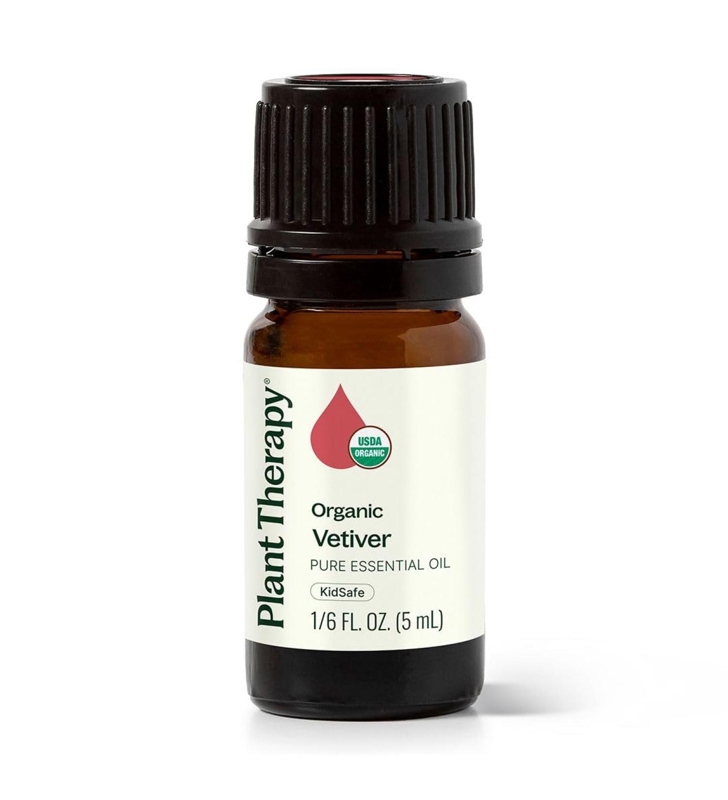 Plant Therapy Vetiver Organic Essential Oil 5 mL (1/6 oz) Pure Undiluted Therapeutic Grade Sandalwood 0.16 Fl Oz (Pack of 1) - Buy Online on GoSupps.com
