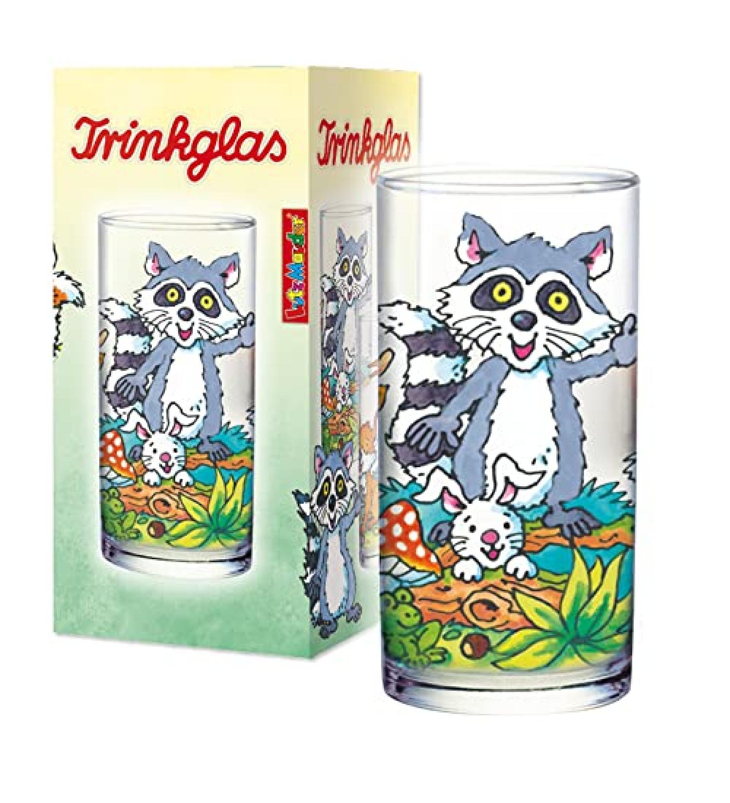 Lutz Mauder Verlag Drinking glass forest animals for children