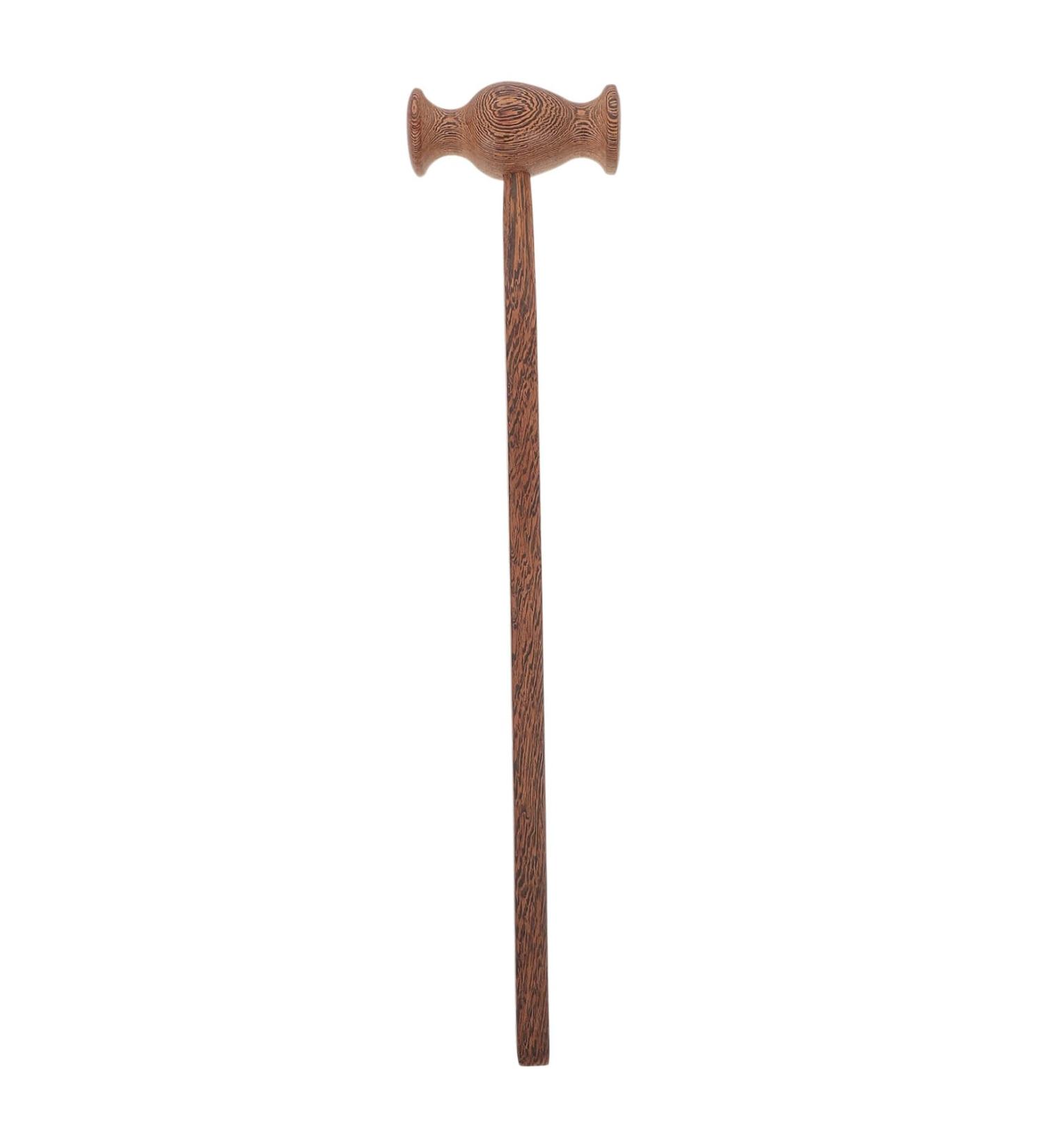 Healeved Manual Massage Hammer - Handheld Body Massager Tool for Effective Back and Muscle Relief - 42x9x4cm Coffee Color - Buy Online on GoSupps.com