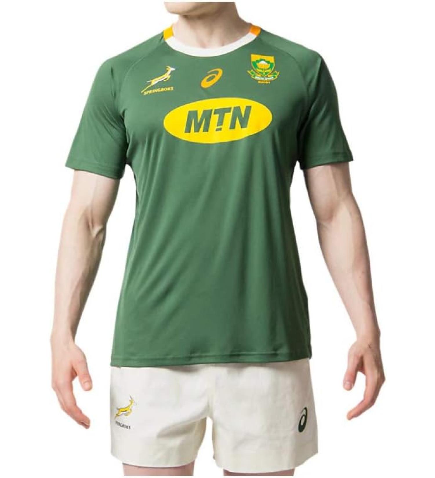 South Africa Rugby T-Shirt 2019/20 - Oak Green - Size XXL - Buy Online on GoSupps.com