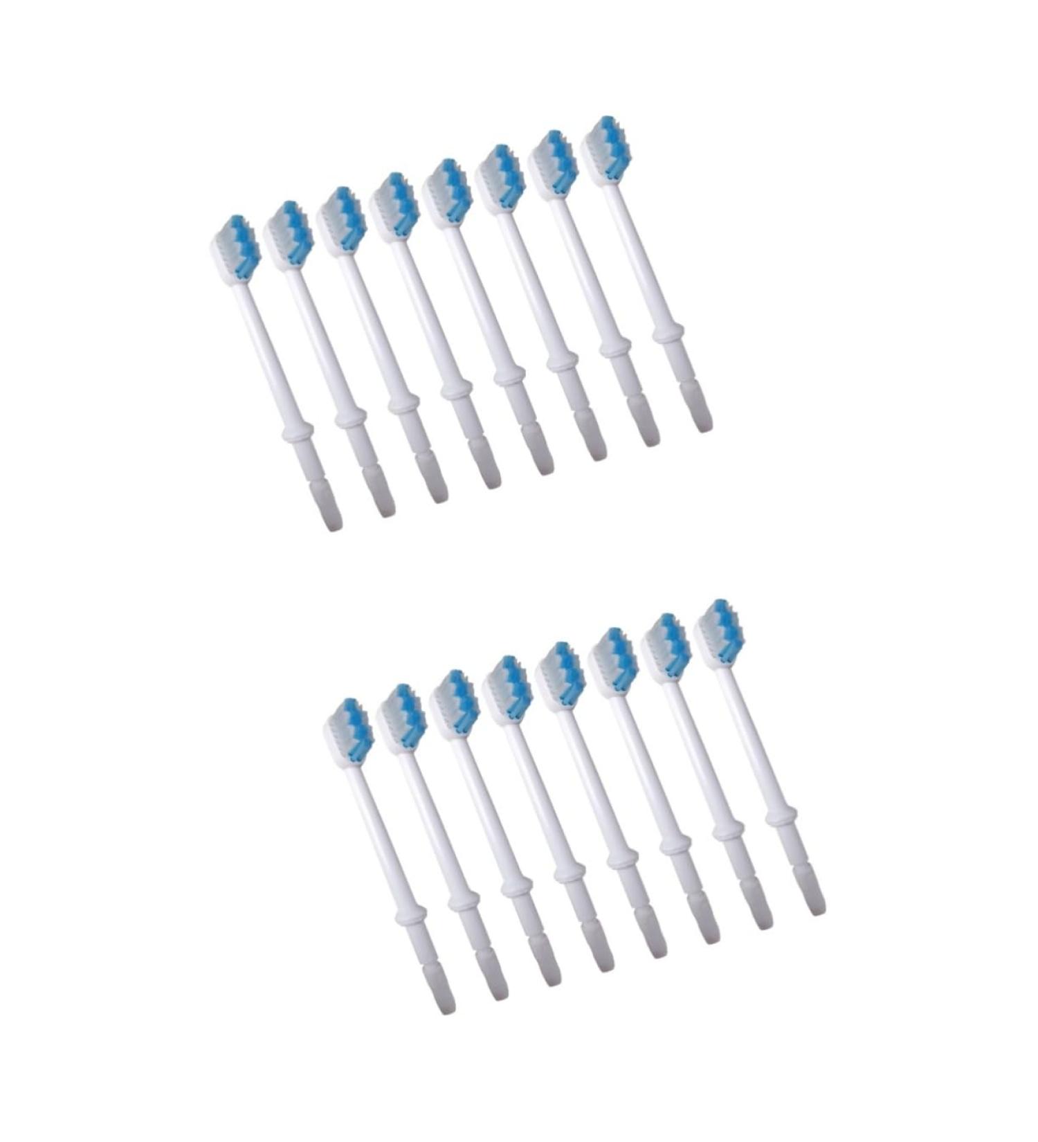 Minkissy 16 Pack Electric Toothbrush Replacement Brush Heads - Oral Hygiene Tooth Flaps & Nozzles for Water Toothpicks - Buy Online on GoSupps.com
