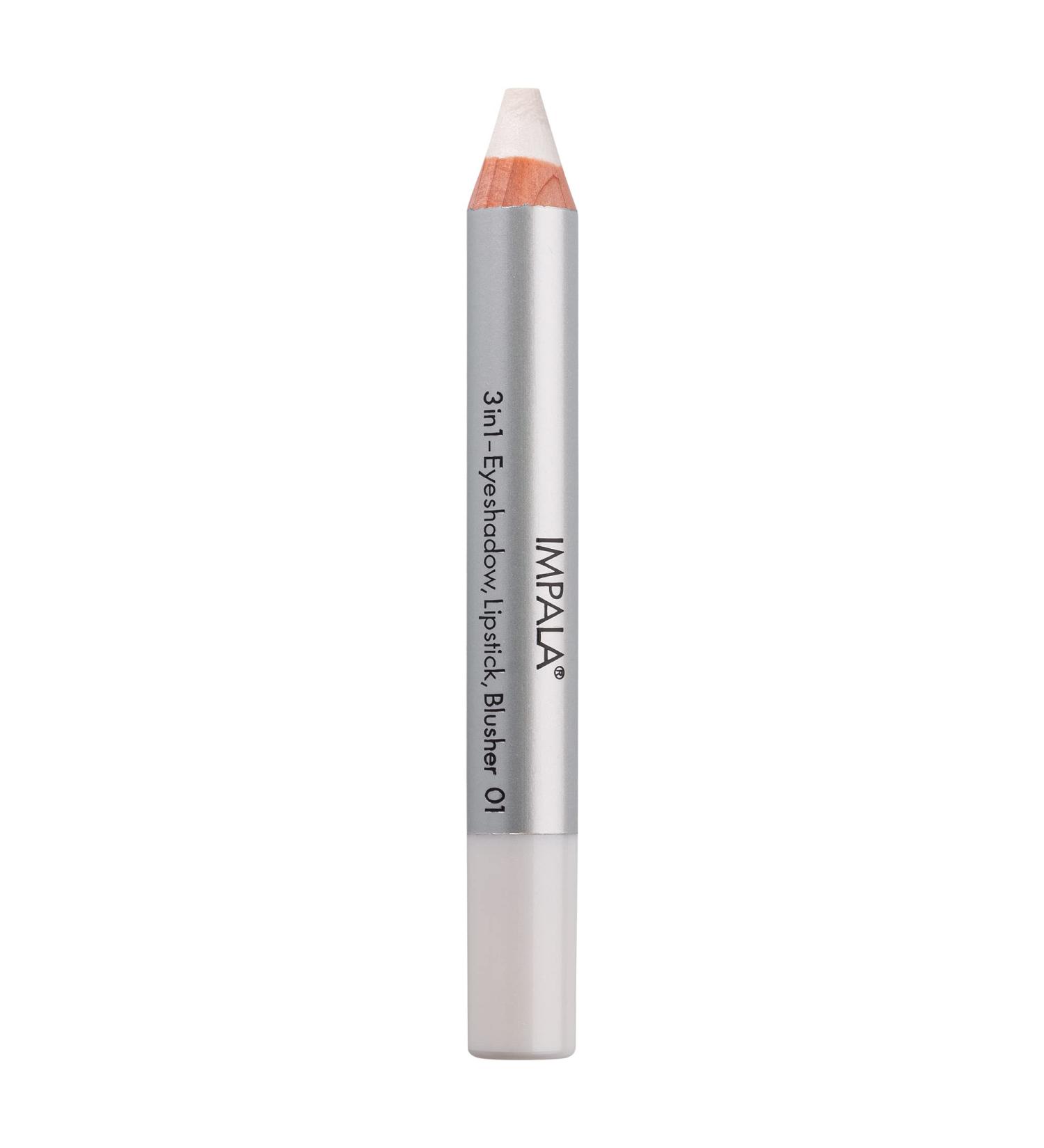Impala Jumbo 3-in-1 Pin - White | Eye Shadow Lipstick & Blush | Perfect Blendability & Long-Lasting Color | Easy to Use Makeup - Buy Online on GoSupps.com