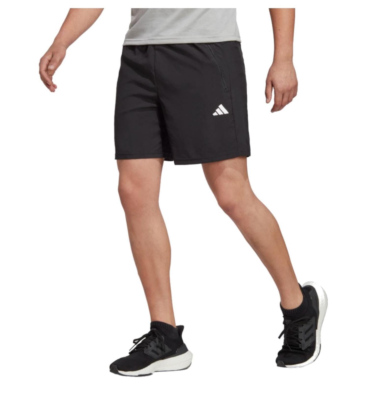 Buy adidas Men's Train Essentials Woven Training Shorts - Black/White | International Shipping Available - Buy Online on GoSupps.com