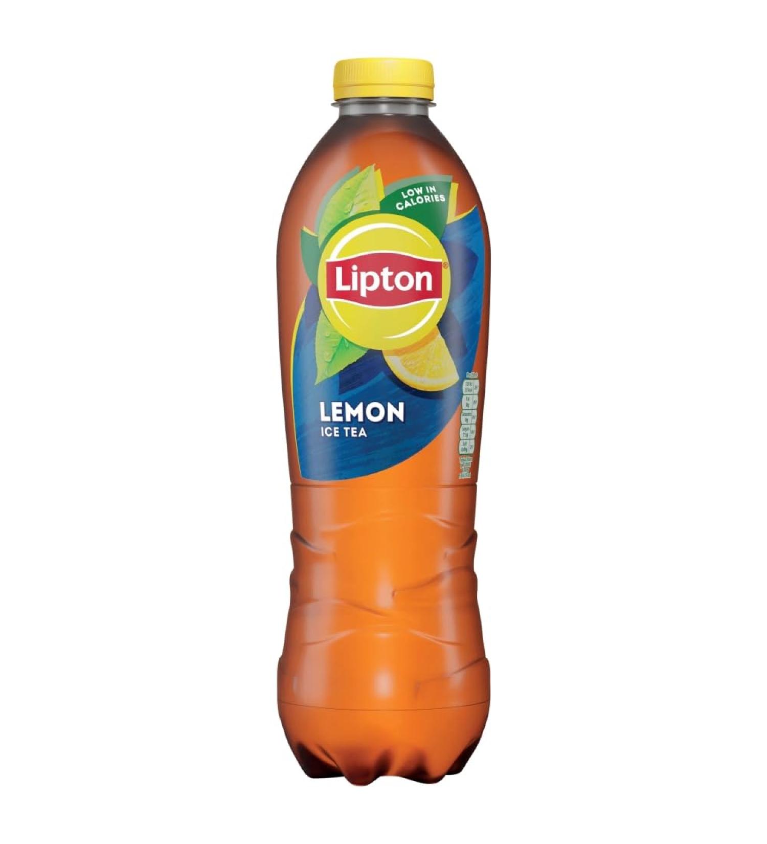 Lipton Ice Tea Lemon 1.25L - Refreshing Lemon Flavor, Family Size Bottle - Buy Online on GoSupps.com