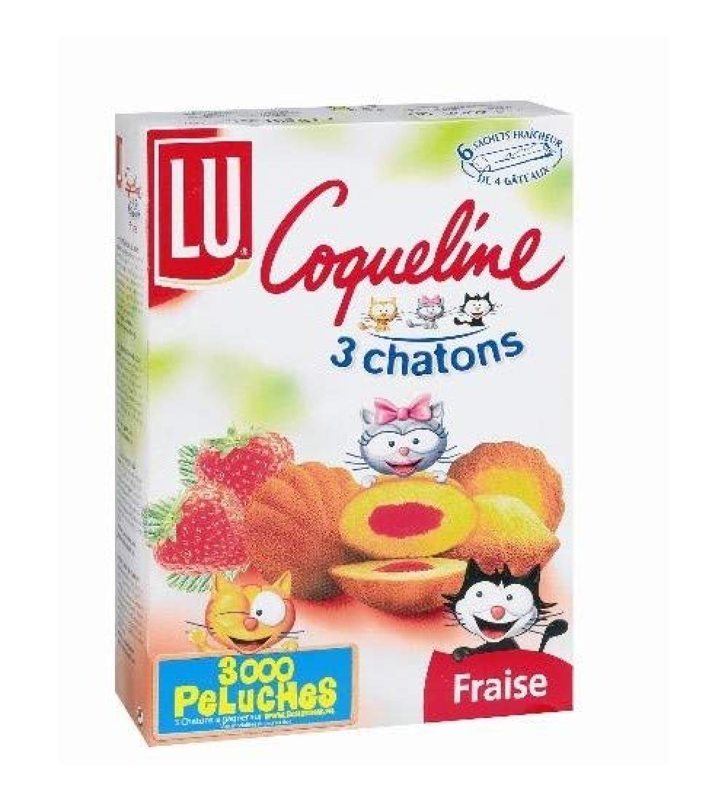 LU COQUELINE - Coqueline Fraise 165G - Pack of 4 - Buy Online on GoSupps.com