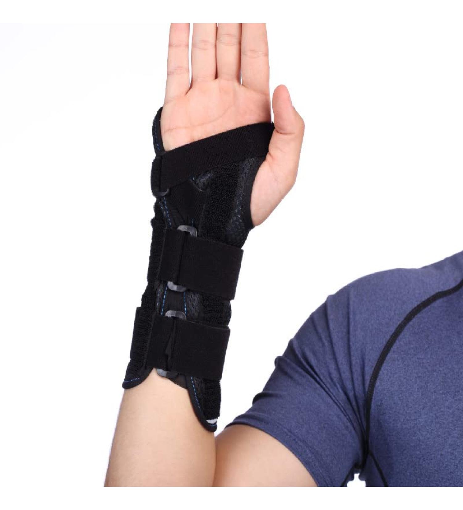 Adjustable Thumb Wrist Support for Carpal Tunnel & Tendonitis - Sports Protection for Men & Women (1 Pair) | International Shipping - Buy Online on GoSupps.com