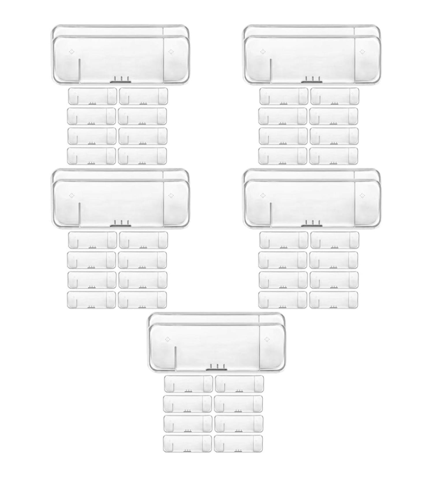 Fomiyes 50-Piece Travel Razor Storage Case | Durable Plastic Safety Razor Organizer | Perfect for Shaving On-the-Go - Buy Online on GoSupps.com