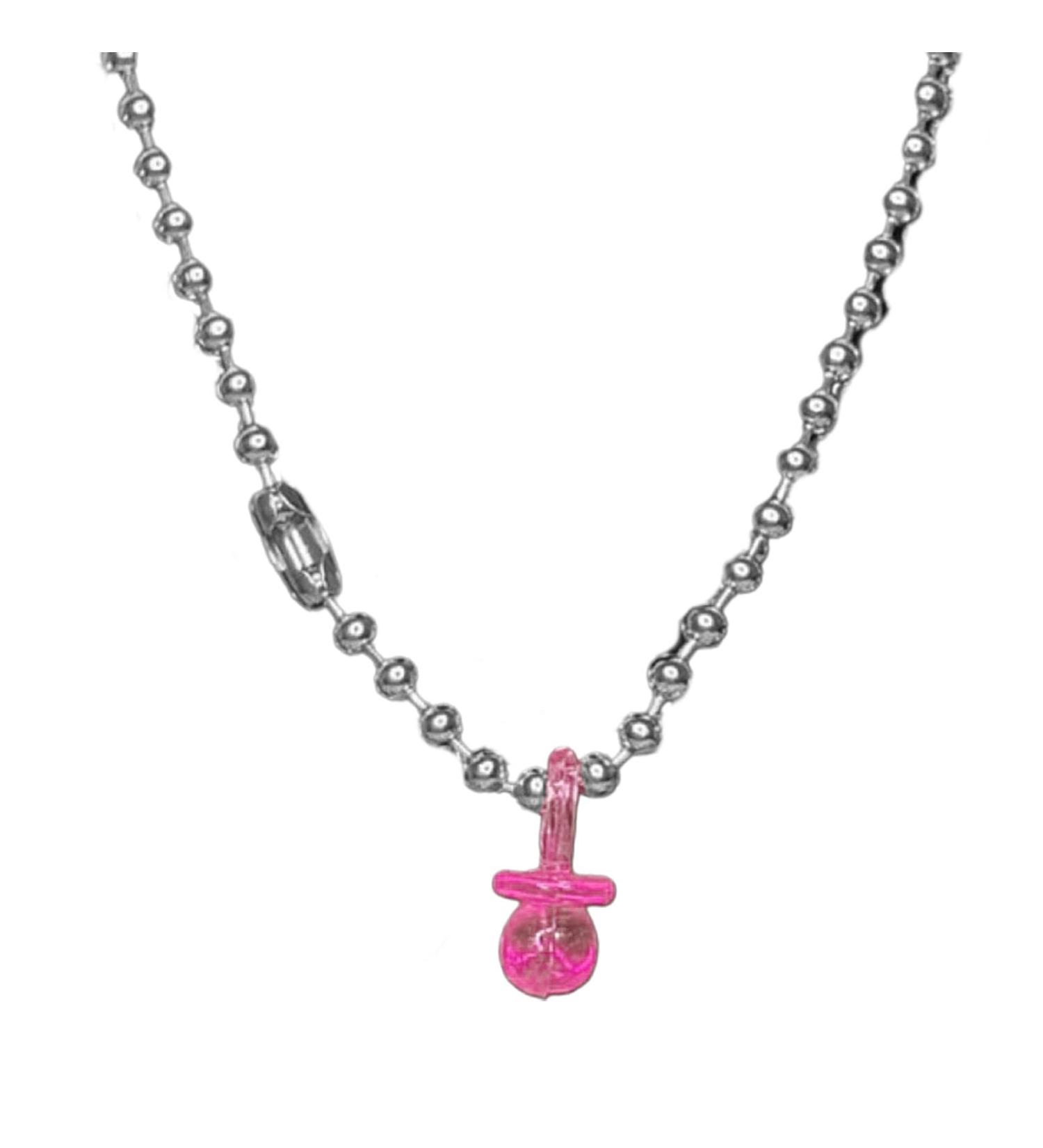 Shop Xingjyxzk Kawaii Schnuller Supporters - Chunky Pearl Necklace & Cool Choker Gifts for Women - Buy Online on GoSupps.com