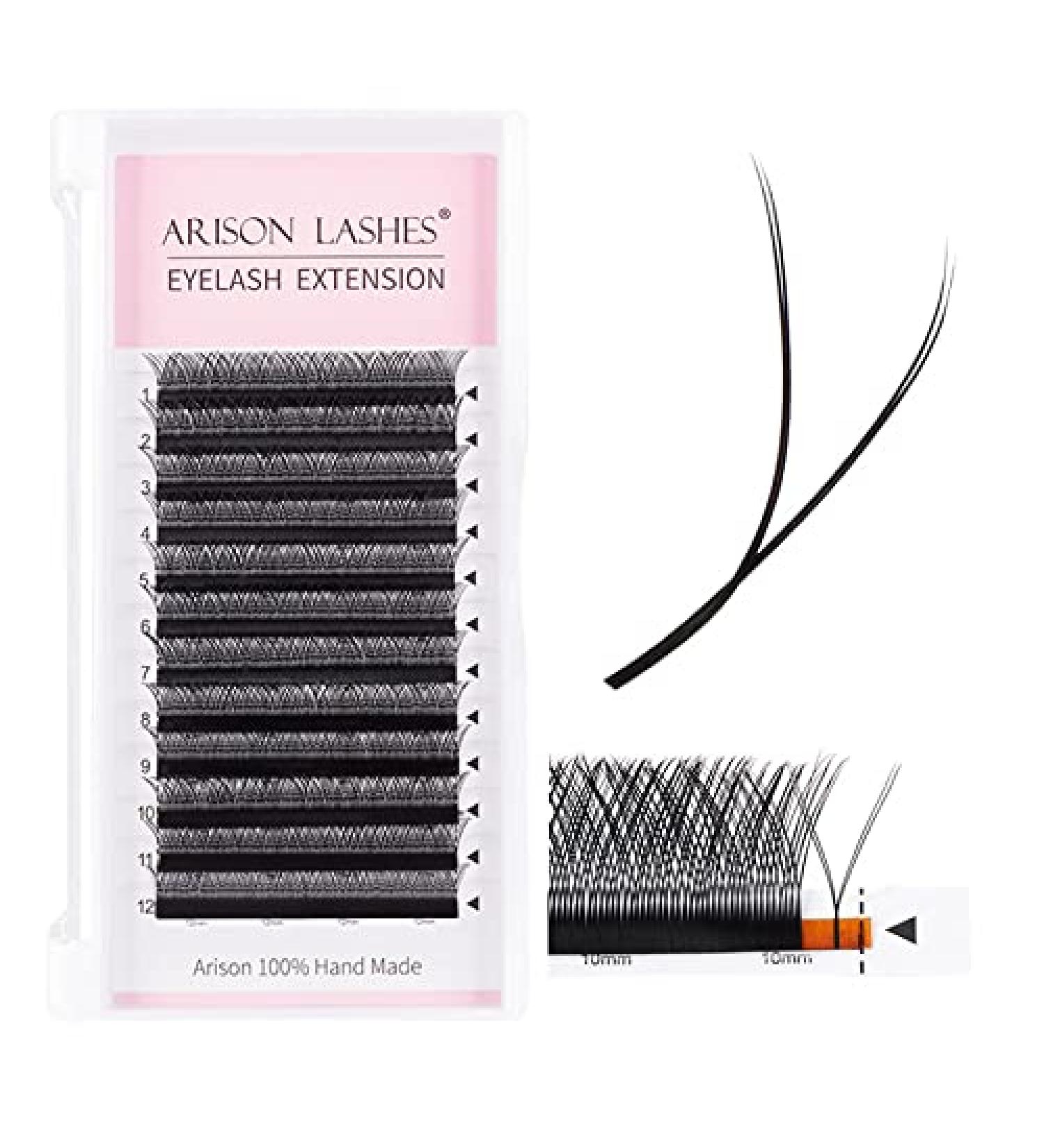 Premium YY Lashes 2D Eyelash Extensions - C Curl Premade Volume (0.05 - 15mm) | International Shipping - Buy Online on GoSupps.com