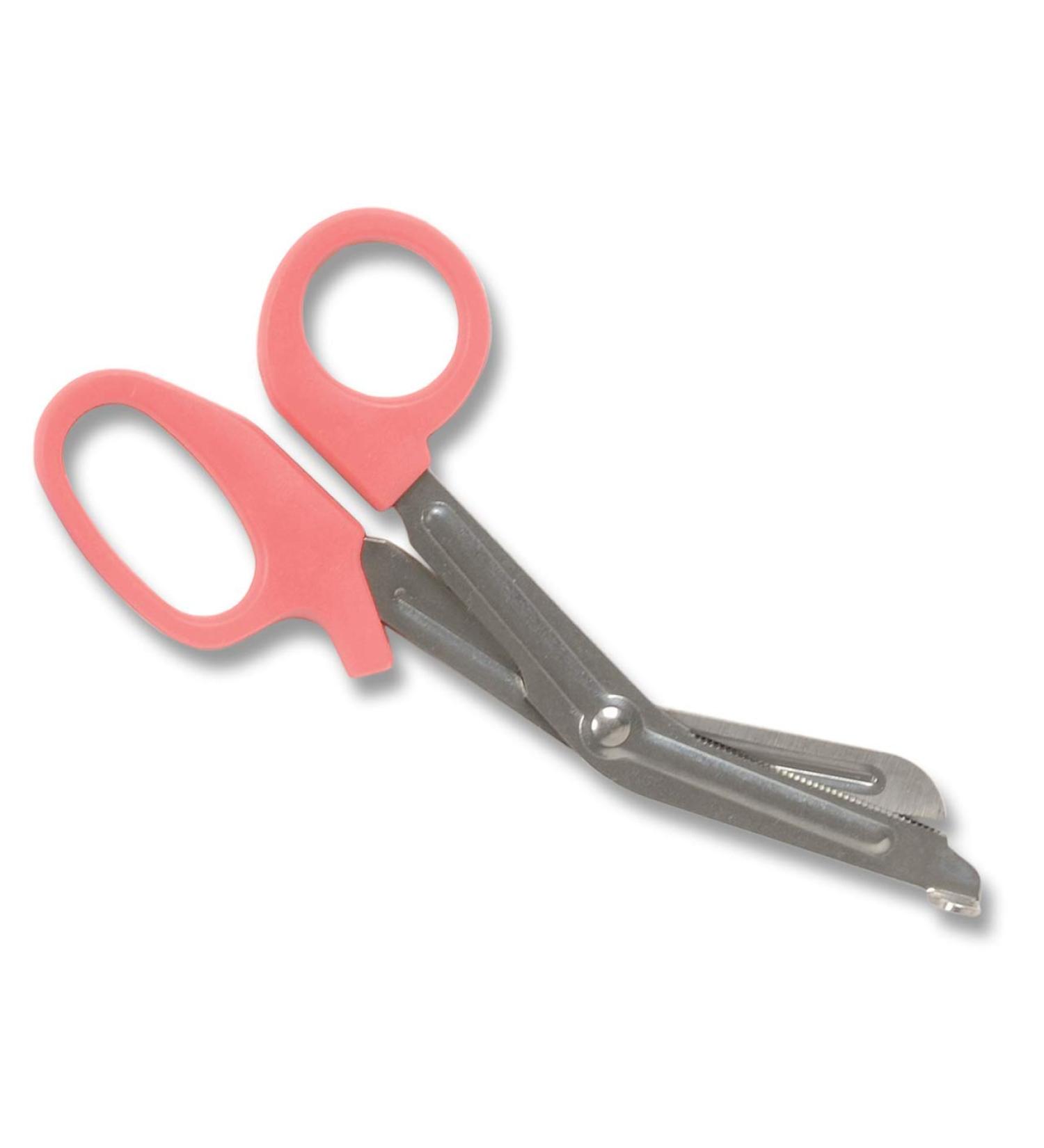 GiMa 20574 Stainless Steel Utility and Bandage Scissors 16.5 cm Length Pink (10 Pieces) 16.5 cm Pink