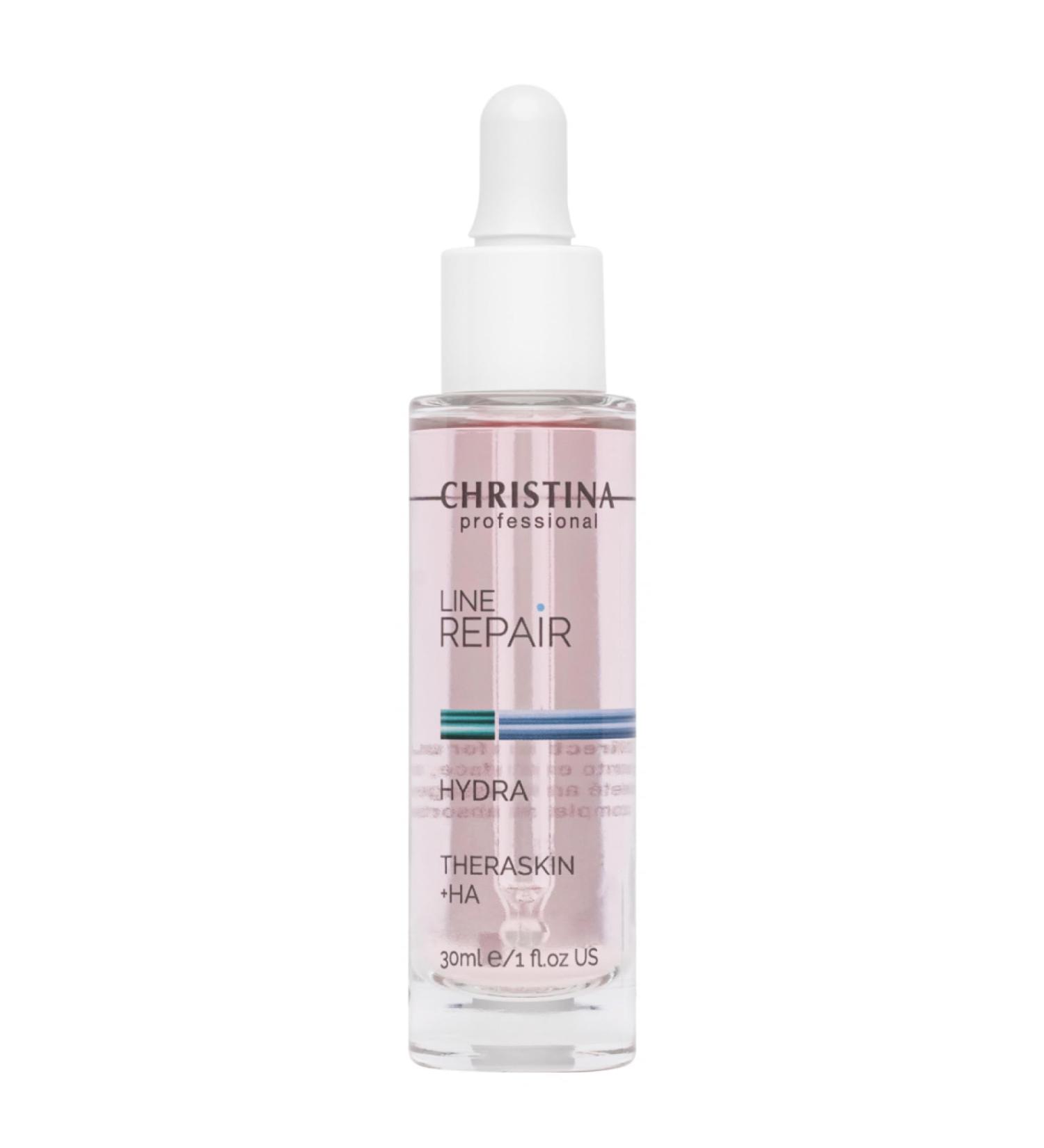 Christina Line Repair Hydra Theraskin +HA Face Serum - 30ml Anti-Aging Wrinkle Smoother with Hyaluronic Acid for All Skin Types - Buy Online on GoSupps.com