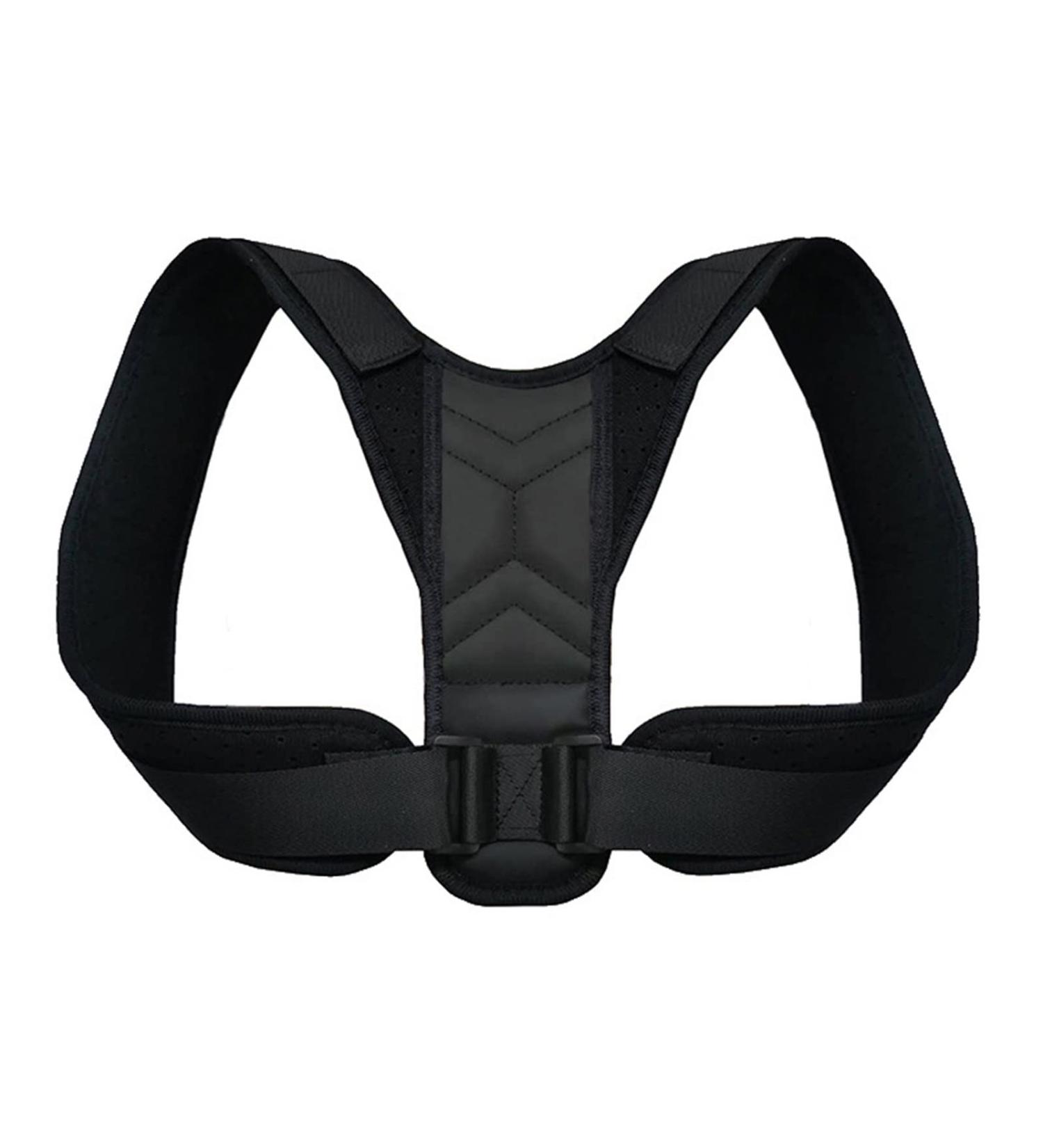 ZCLNYVGJ GUOWGANG Back Corrector Medical Adjustable Back Posture Corrector Shoulder Support Lumbar Back Belt Back Straightener Posture Brace Corset New Health and Relaxation good (Black XL) - Buy Online on GoSupps.com