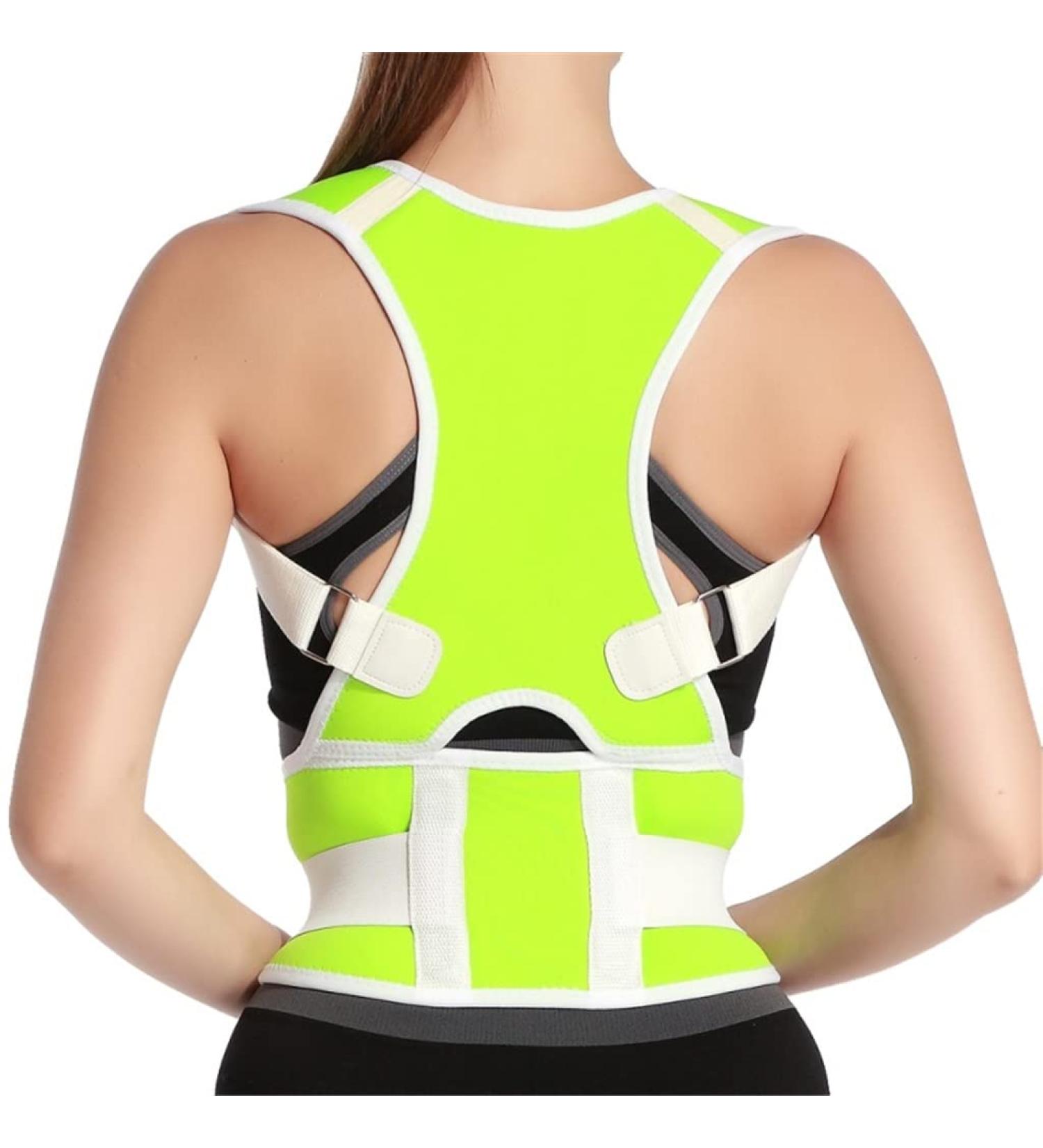 Adjustable Female Lumbar Support Posture Corrector Corset Back Brace - Gray XL - Improve Comfort & Alignment - Buy Online on GoSupps.com