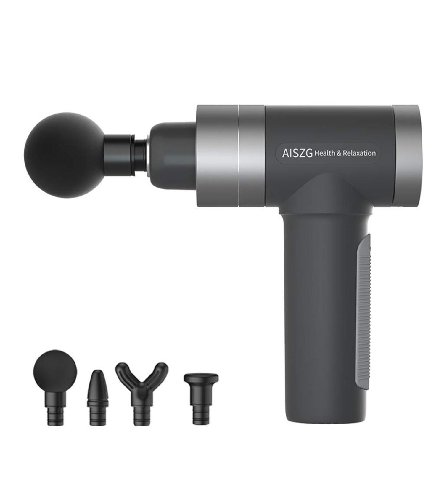 Professional Electrical Massage Device | Deep Fascia Massage Gun | High Frequency Vibration | Muscle Relaxation Fitness Equipment with 4 Massage Heads - Buy Online on GoSupps.com