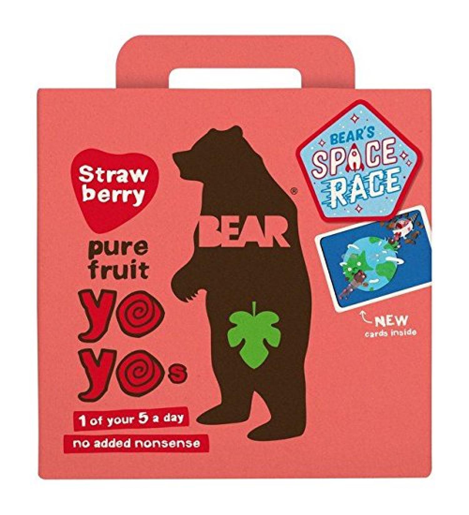 BEAR Bear Fruit Yoyos Set of 5 bags of strawberries 20 g