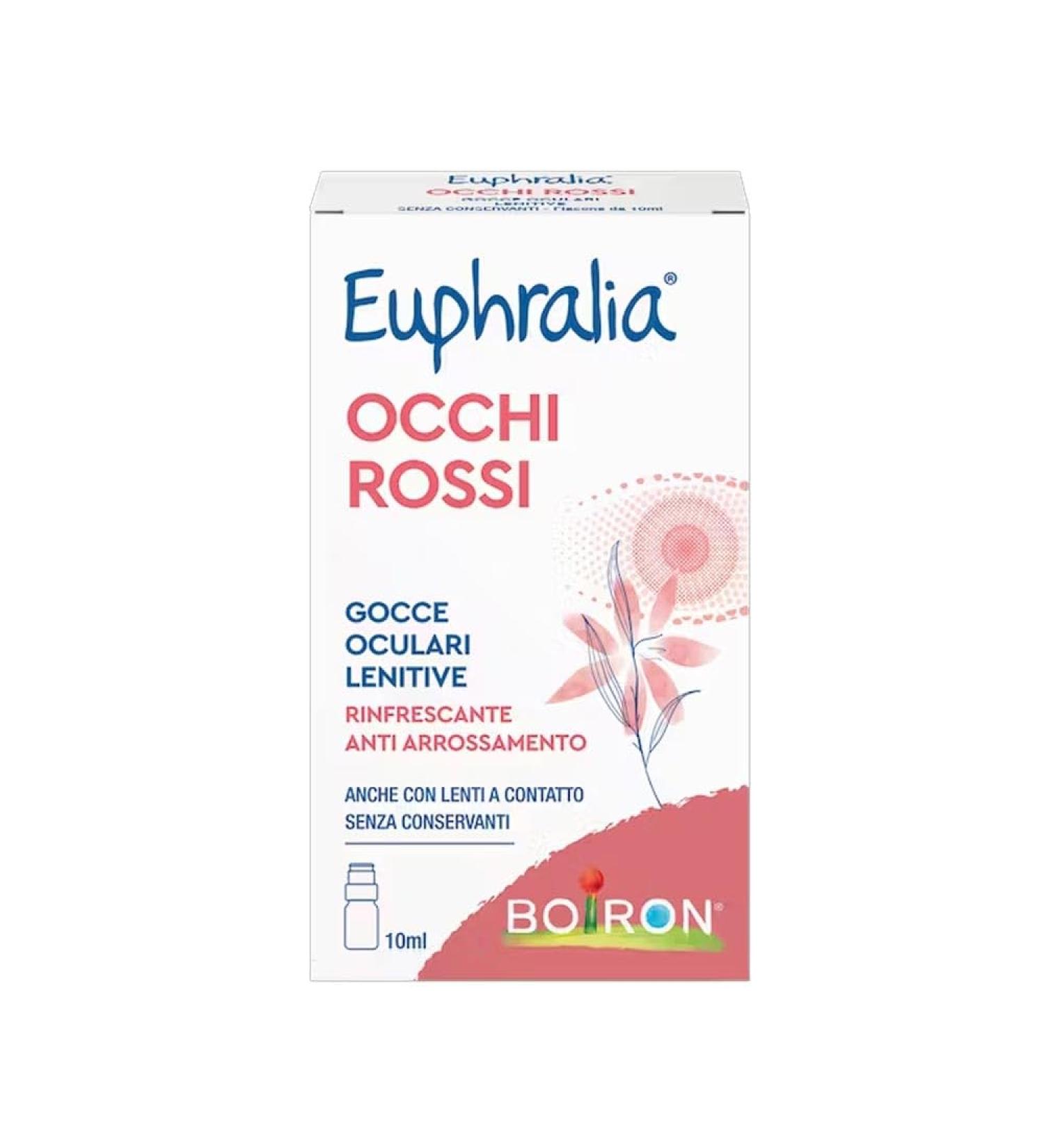 Boiron Euphralia Occhi Rossi Gocce Oculari Lenitive 10 ml