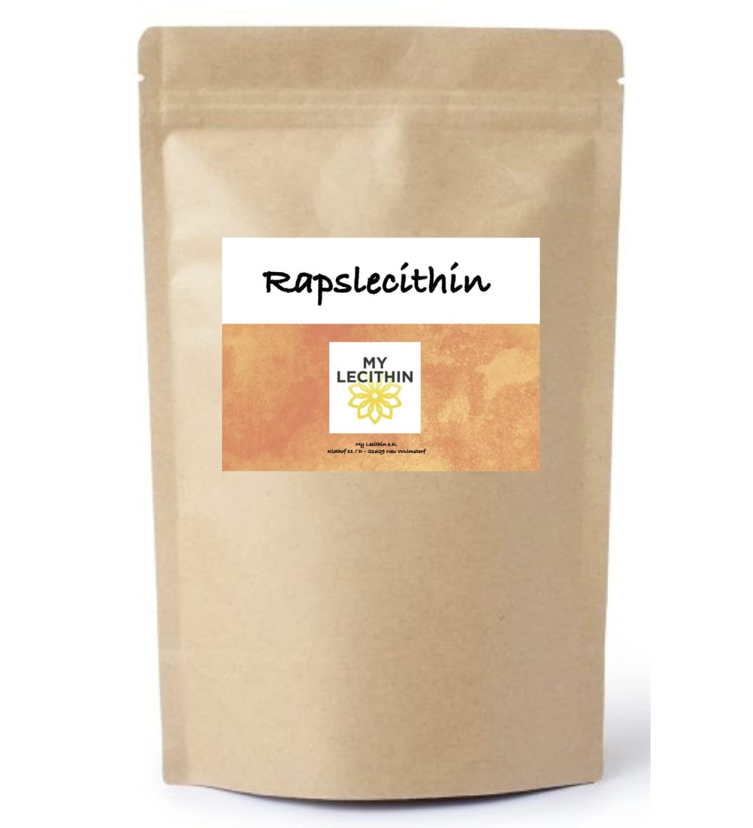 Rapeseed lecithin 1000gr | Pure lecithin | High bioavailability | Quality from Germany | vegan