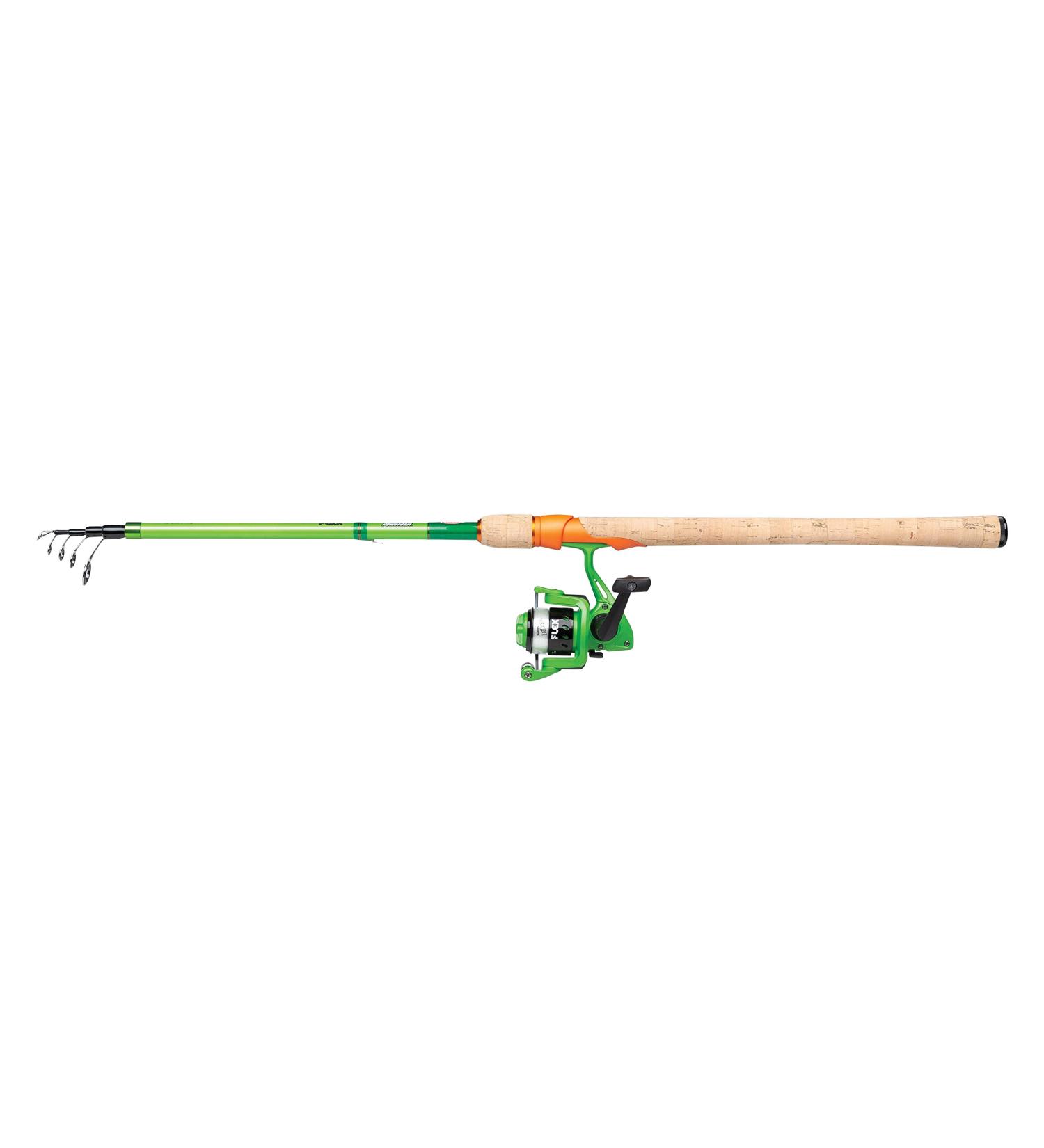 Berkley Flex Trout telescopic spinning rod and reel combination telescopic trout rod 2.40 m | 5-15 g