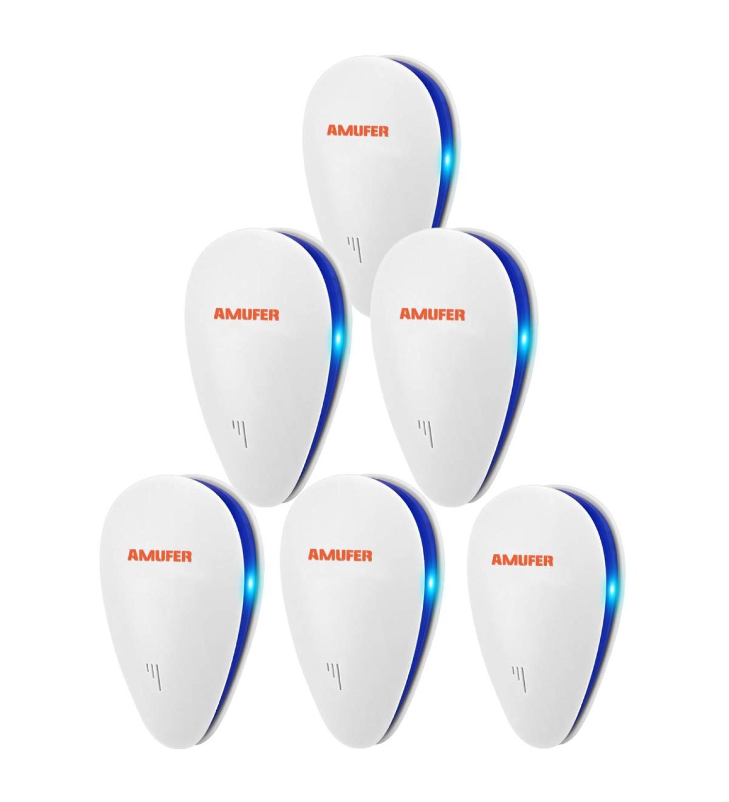 6 Pack Ultrasonic Pest Repeller - Electronic Plug-in Control for Insects, Rodents, Mice, Rats, Roaches, Spiders, Flies, Ants - Buy Online on GoSupps.com