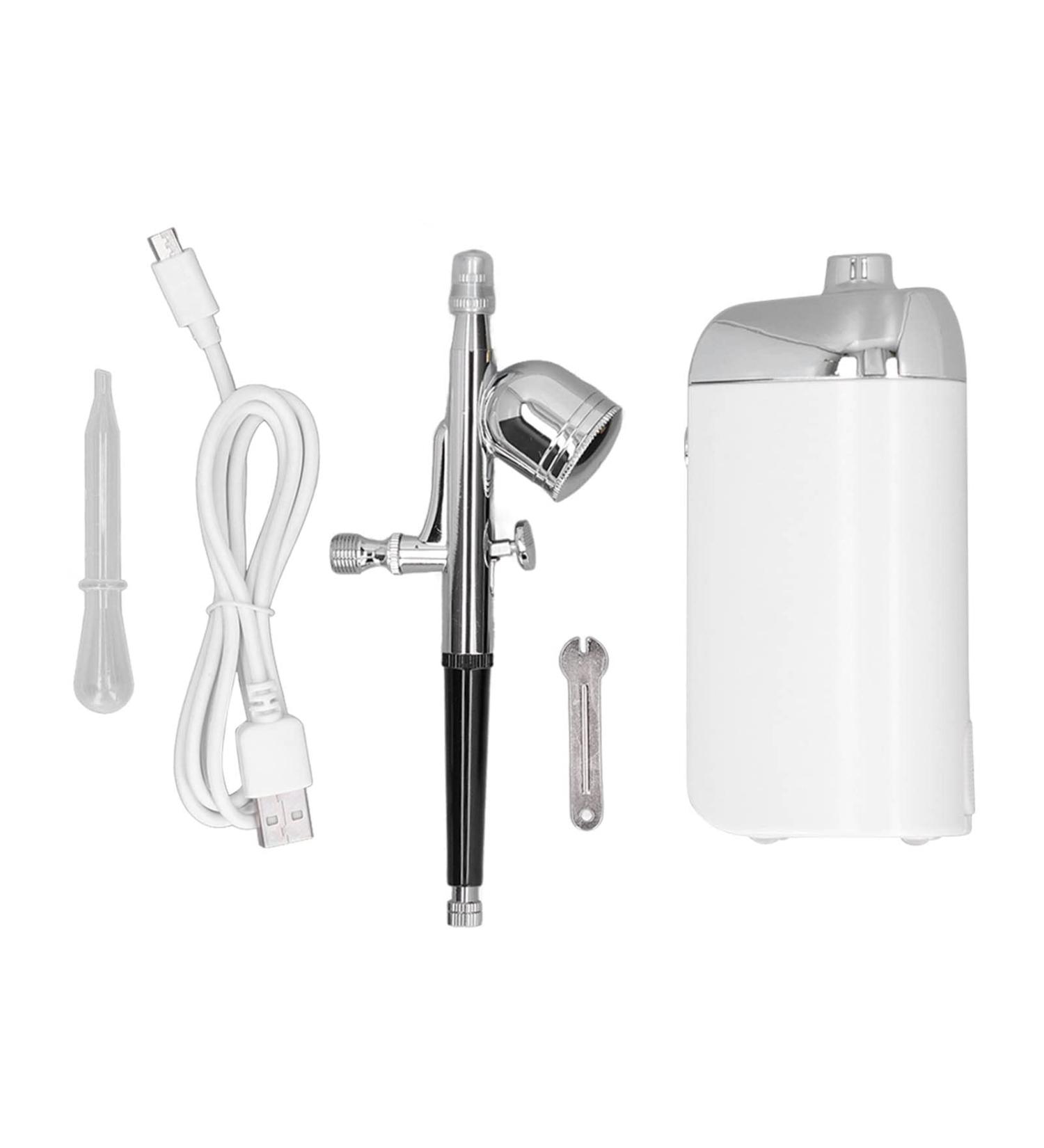 Oxygen Facial Portable Airbrush Cordless Handheld USB Charging Facial Mist Sprayer for Cake Decoration (White) - Buy Online on GoSupps.com