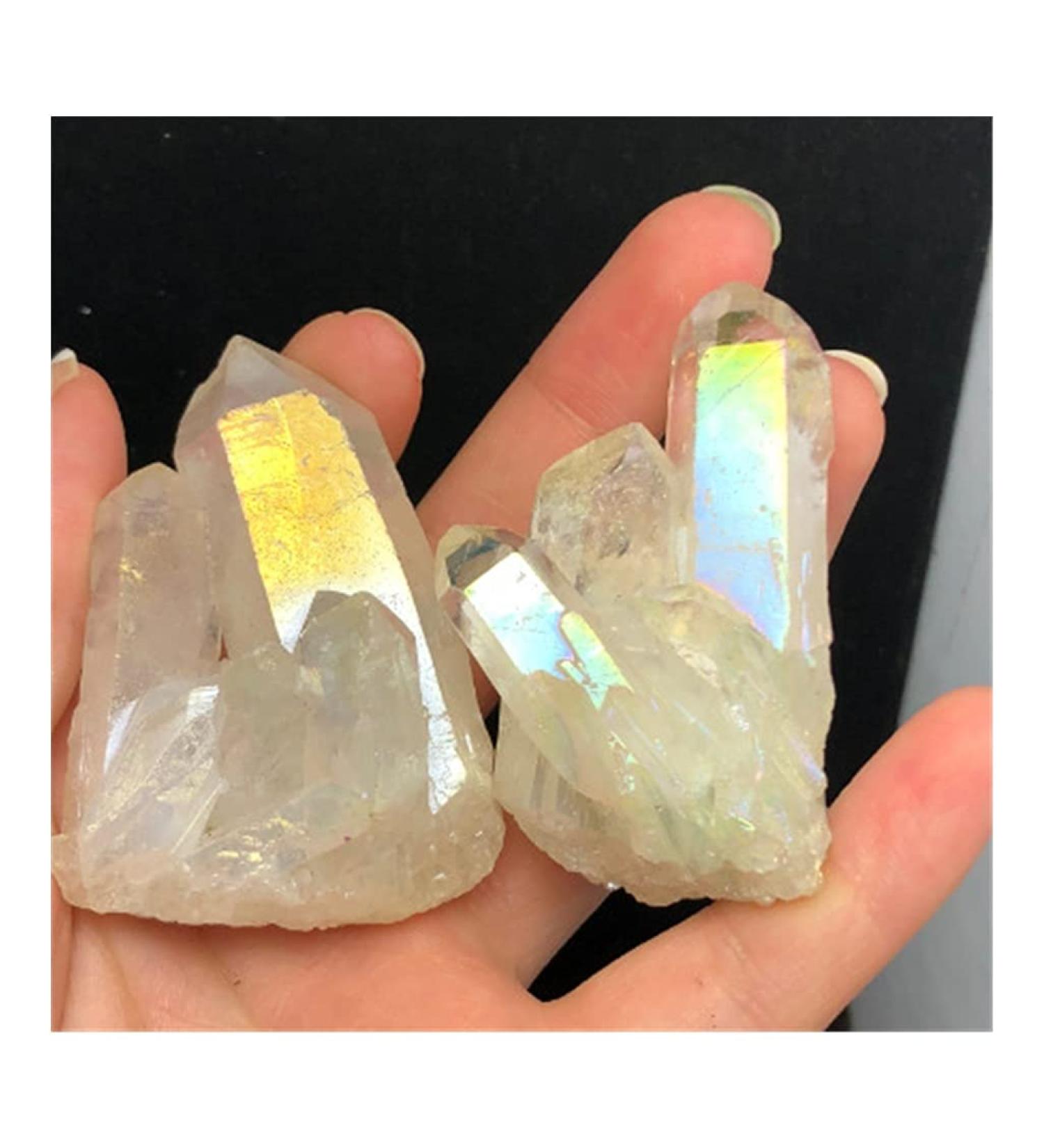 Crystal Rough Natural Crystal Rough Stone Crafts Crystal Cluster Quartz Crystal Amazing Rainbow Specimen Reiki Home - Buy Online on GoSupps.com