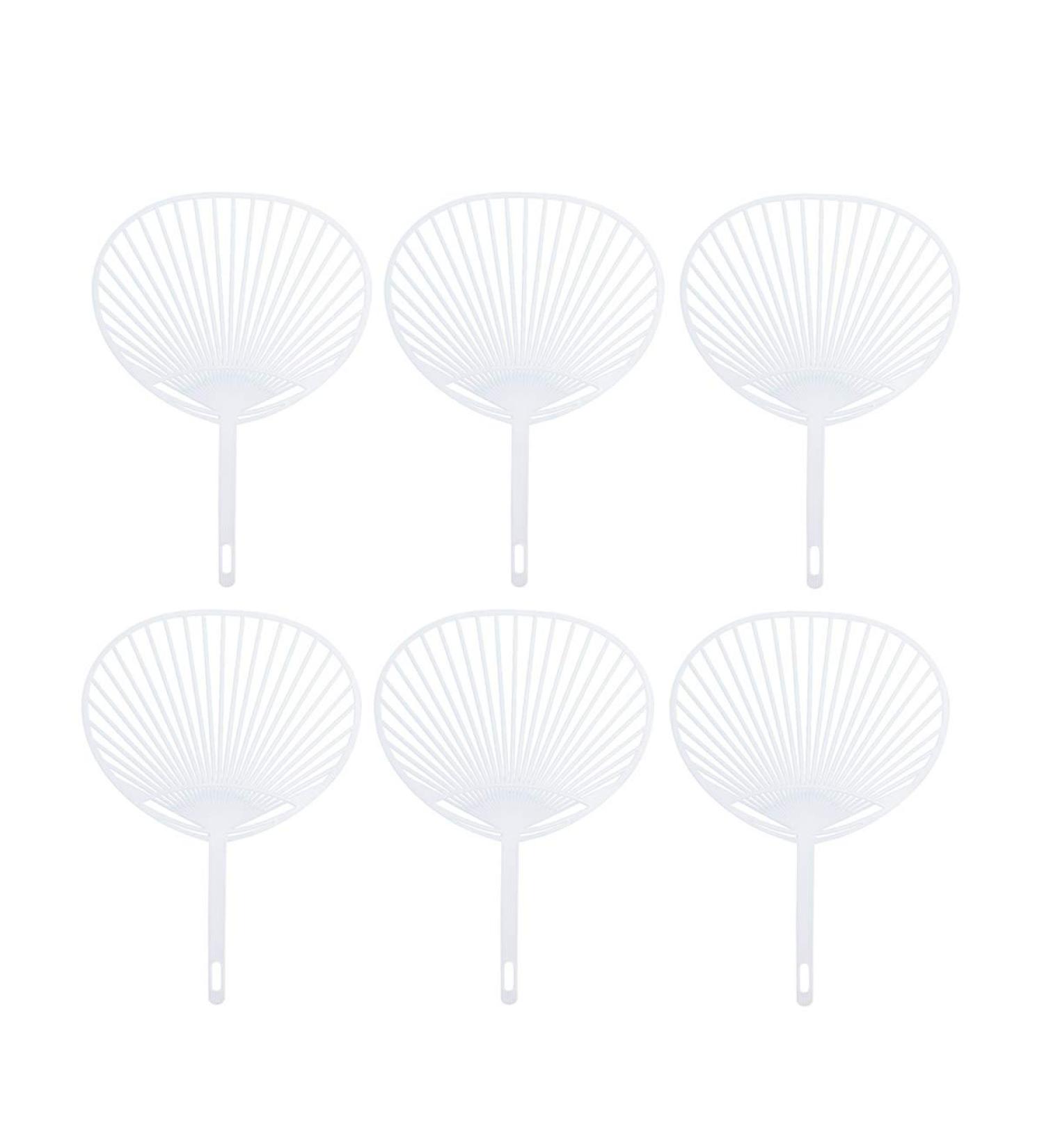 HEALLILY Wedding Frame Fan Making Supplies 20pcs Japanese Paper Fan Frame Uchiwa Frame DIY Hand-held Fan Frame Kit for DIY Crafts (White) Hand- Held Fan Framework Handheld Fans - Buy Online on GoSupps.com
