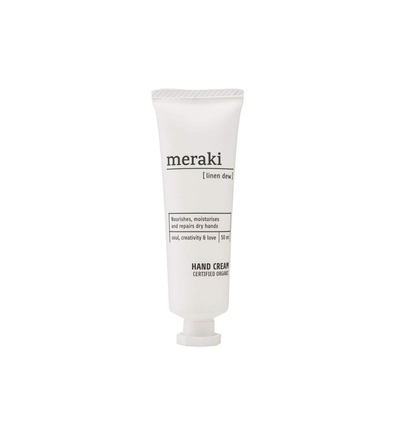 Meraki Hand Cream Linen Dew 50g | Nourish & Hydrate | Premium Scandinavian Skin Care - Buy Online on GoSupps.com
