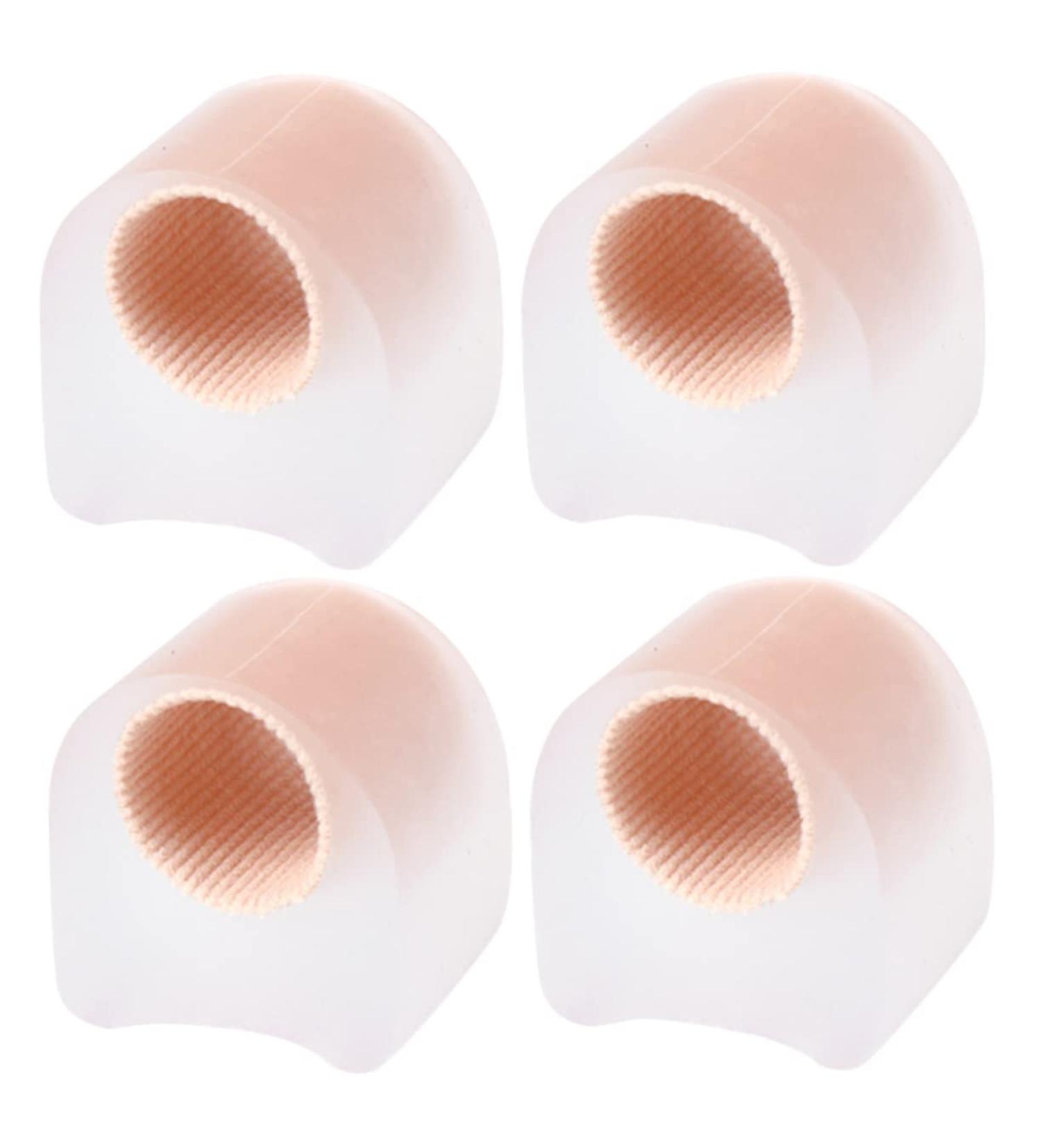 CLISPEED Metatarsal Toe Spacer Set - Callus Straightener, Bunion Corrector, Hammer Toe Pain Relief - 2 Pairs Breathable Pads for Toe Separation and Alignment - Buy Online on GoSupps.com