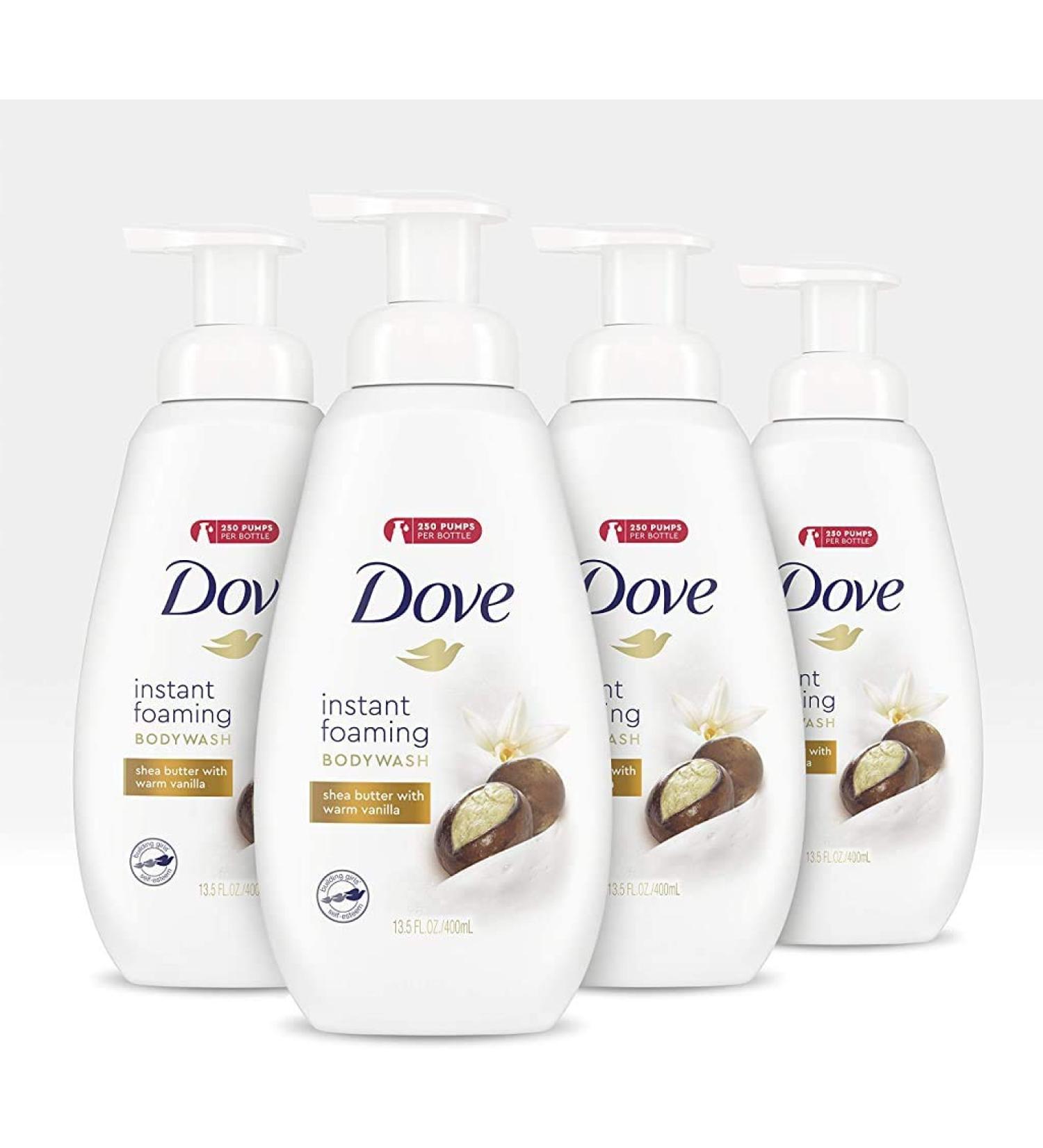 Dove Purely Pampering Body Wash (Shea Butter & Vanilla) - Paraben Free, 13.5 Fl Oz (Pack of 4) - Buy Online on GoSupps.com