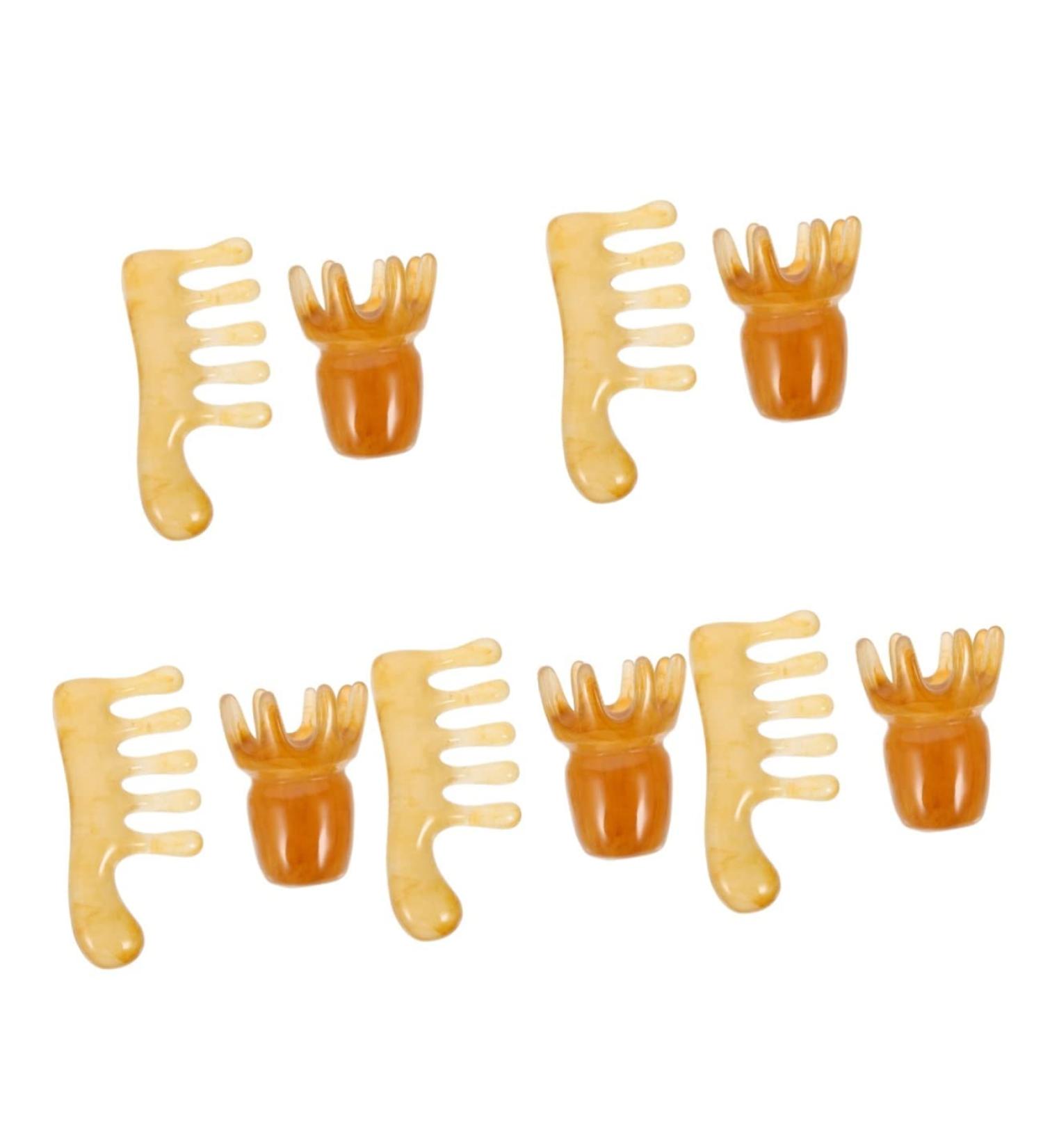 FOMIYES 10 STK Massage Comb - Resin Scalp Massager & Gua Sha Tool for Hair Care & Relaxation - International Shipping Available - Buy Online on GoSupps.com